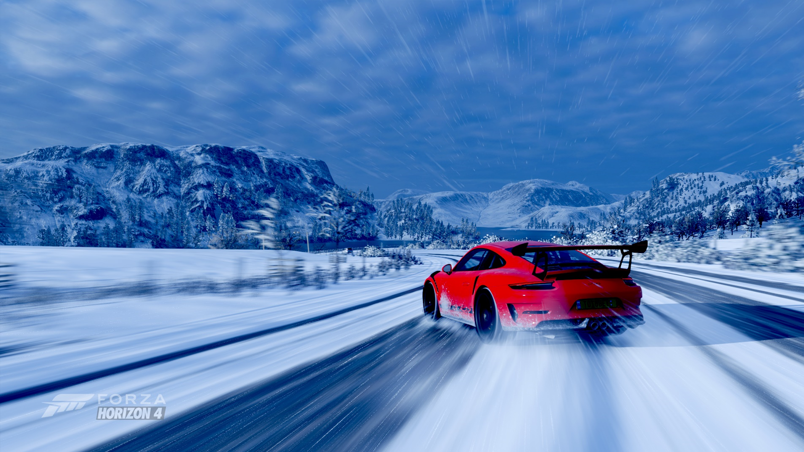 Delightful Porsche Wallpaper For The Snowy Season
