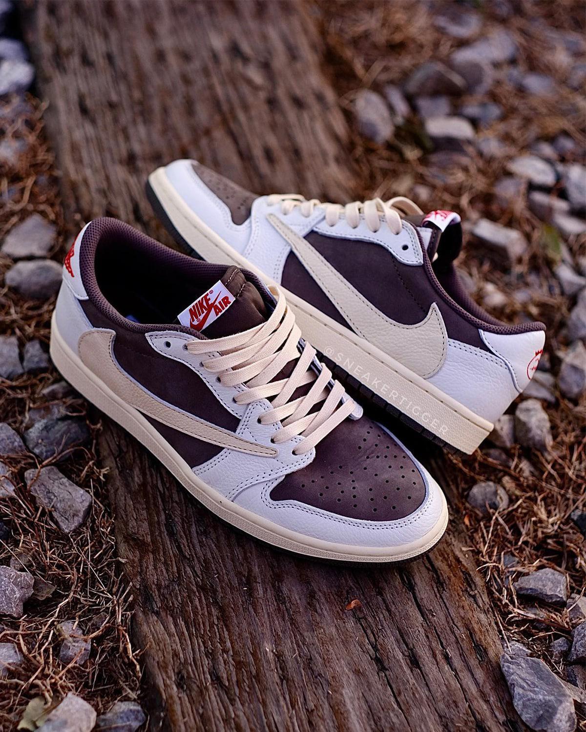 Air Jordan 1 Low Travis Scott Reverse Mocha