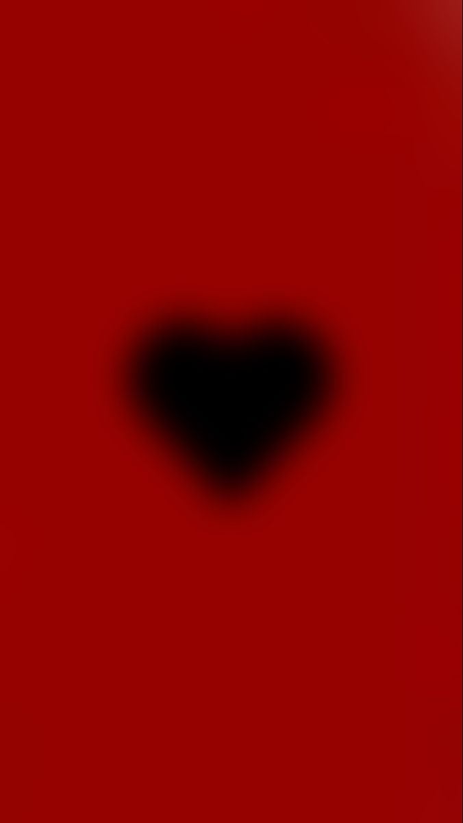 Faded Heart Wallpaper in Red and Black