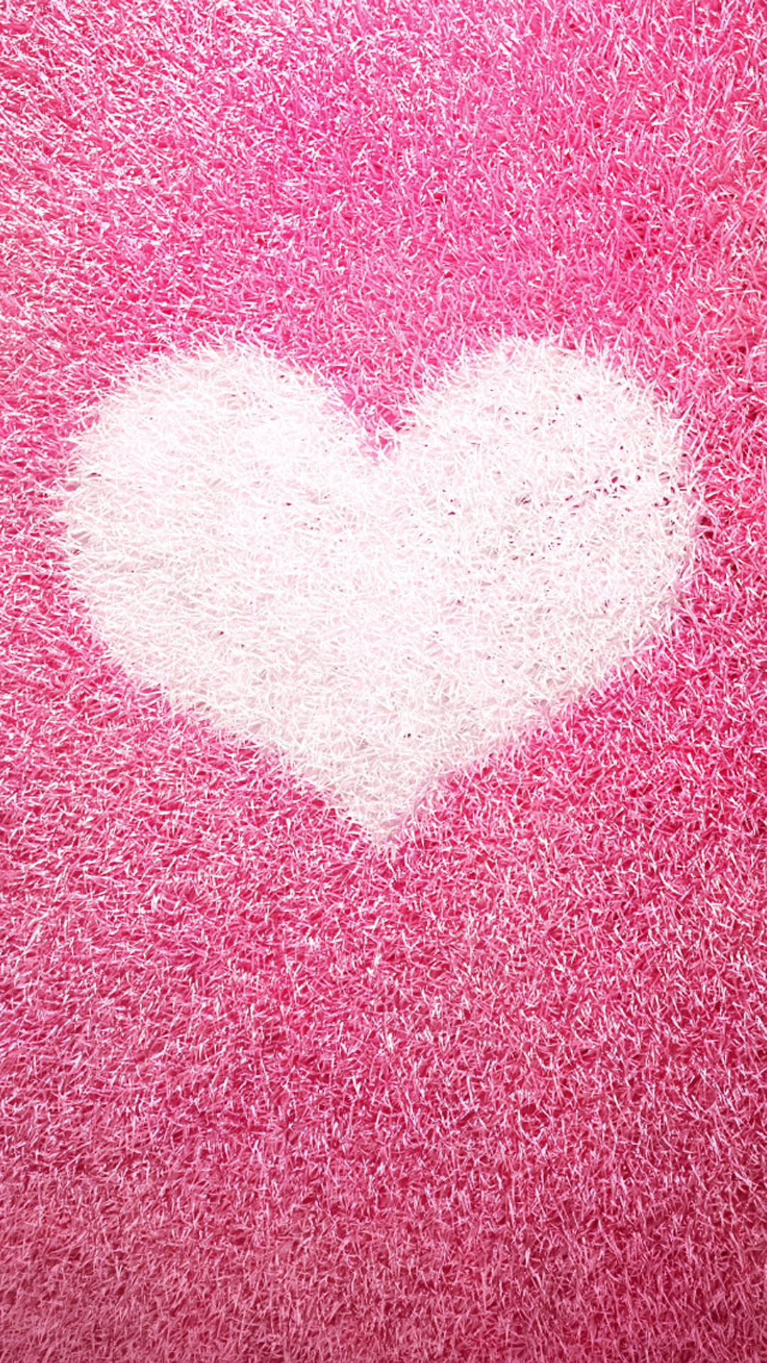 Download Textured Pink Heart Wallpaper