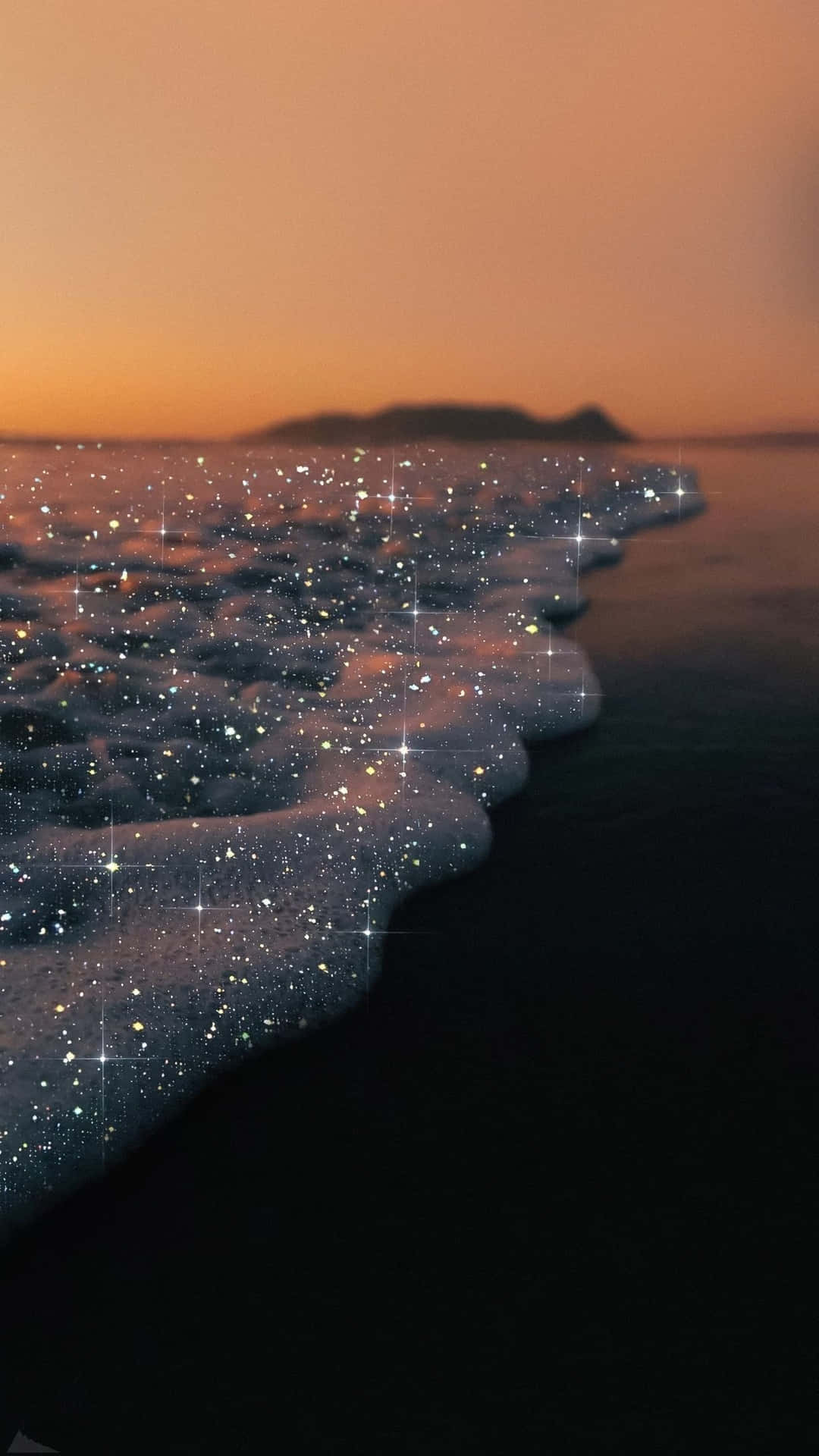 Glowing Beach Aesthetic Picture