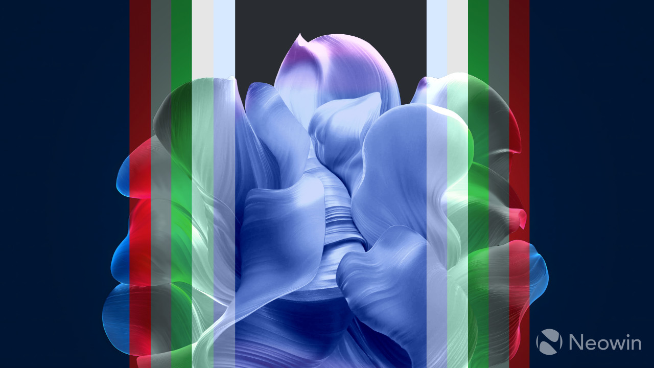 early Windows 11 stock wallpaper