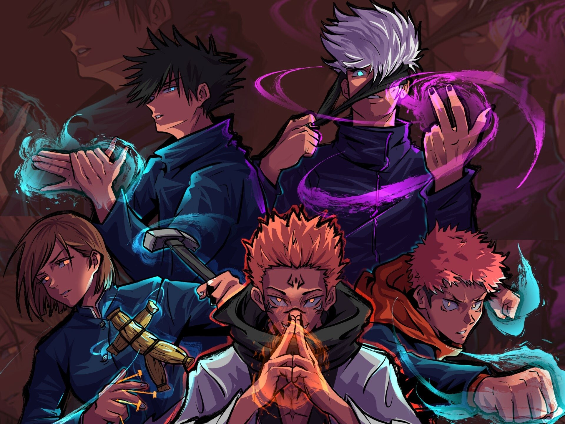 Anime Jujutsu Kaisen HD Wallpaper