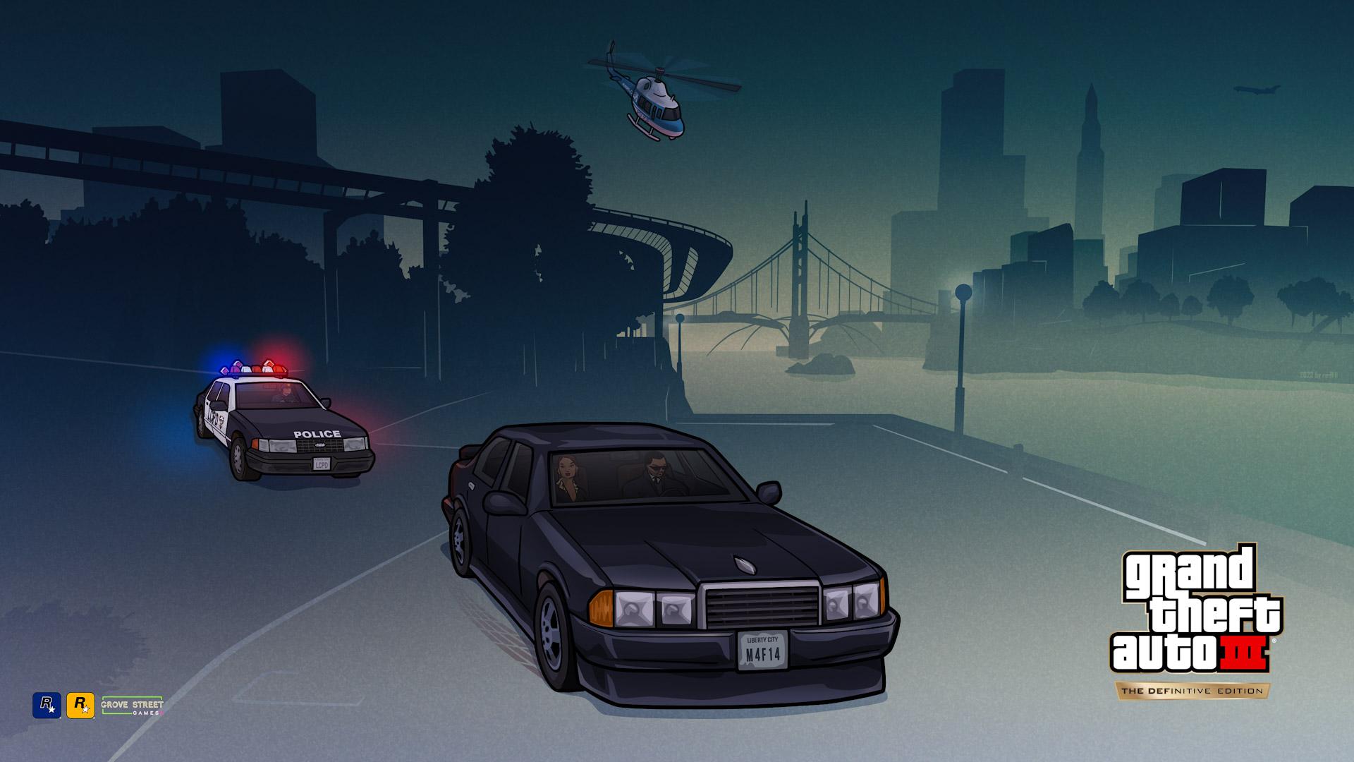 gta 3 de Mafia chase wallpaper
