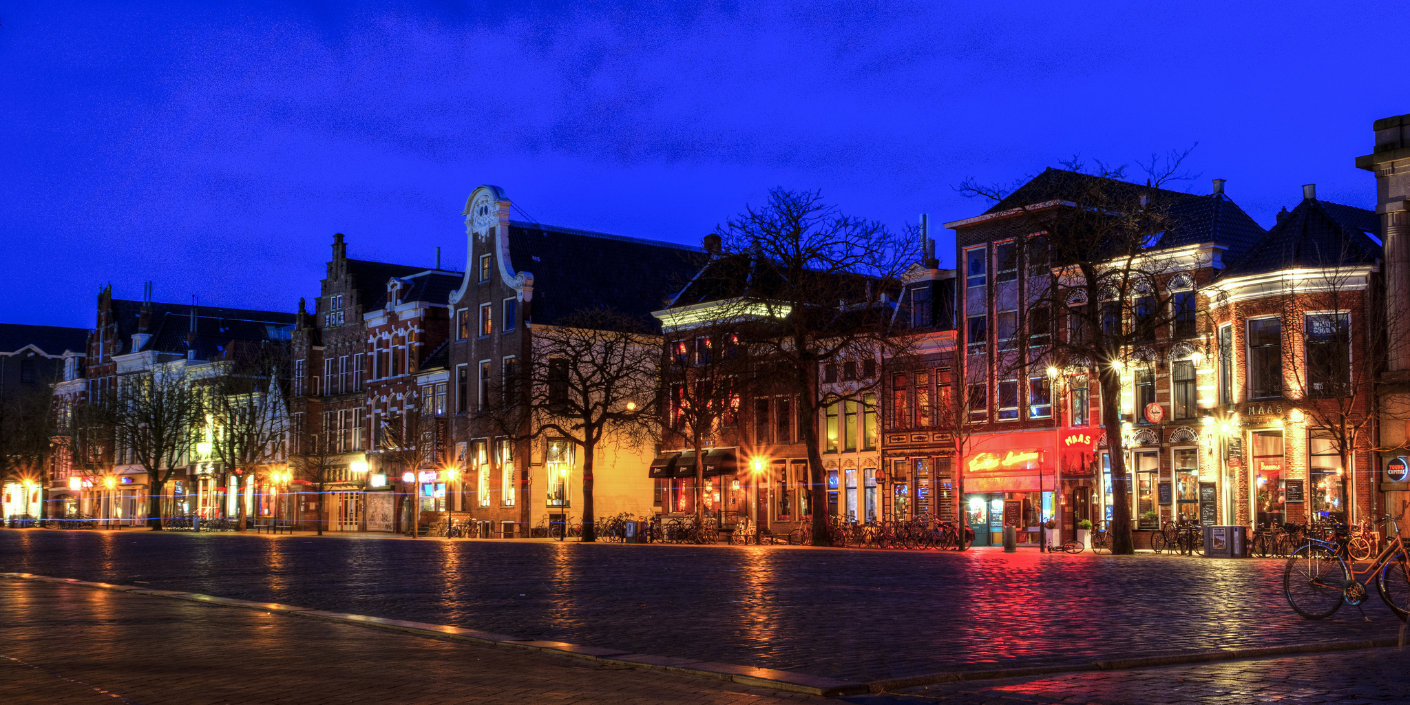 Image Groningen Netherlands Night