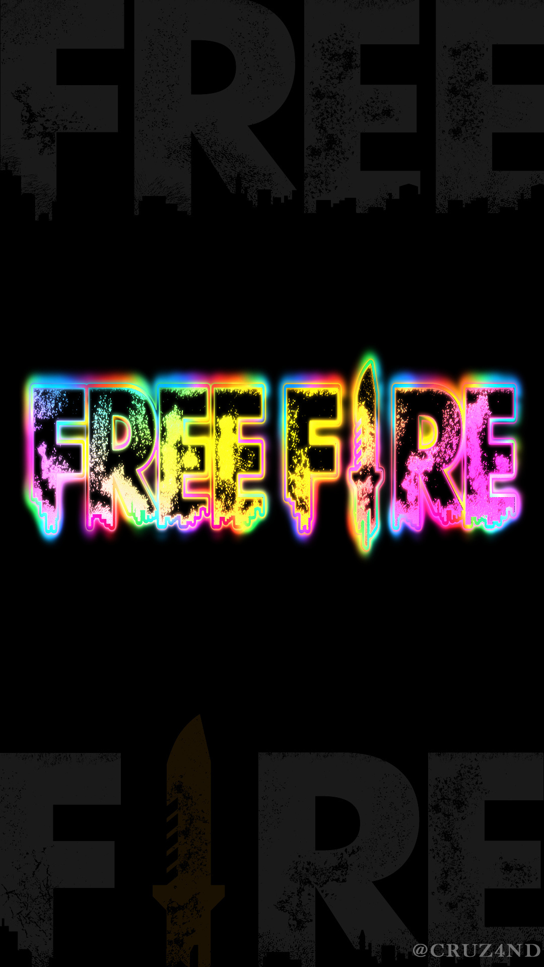 Free fire neon Wallpaper Download