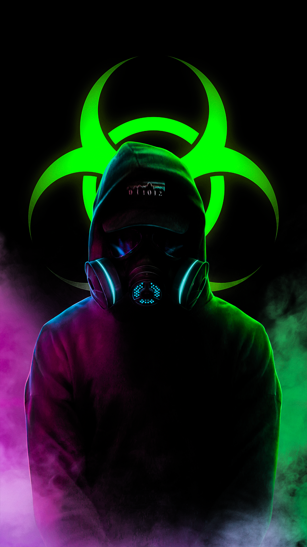Wallpaper Neon, The Mask, Amoled, Cruel