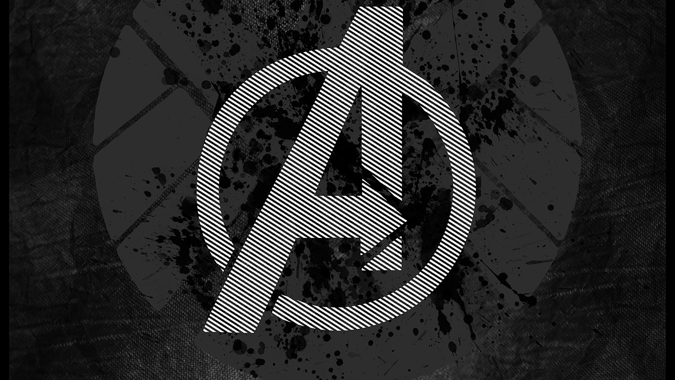 Avengers Logo Art Hero Dark