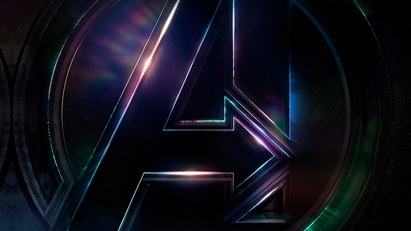 Avengers Logo Dark Film Art