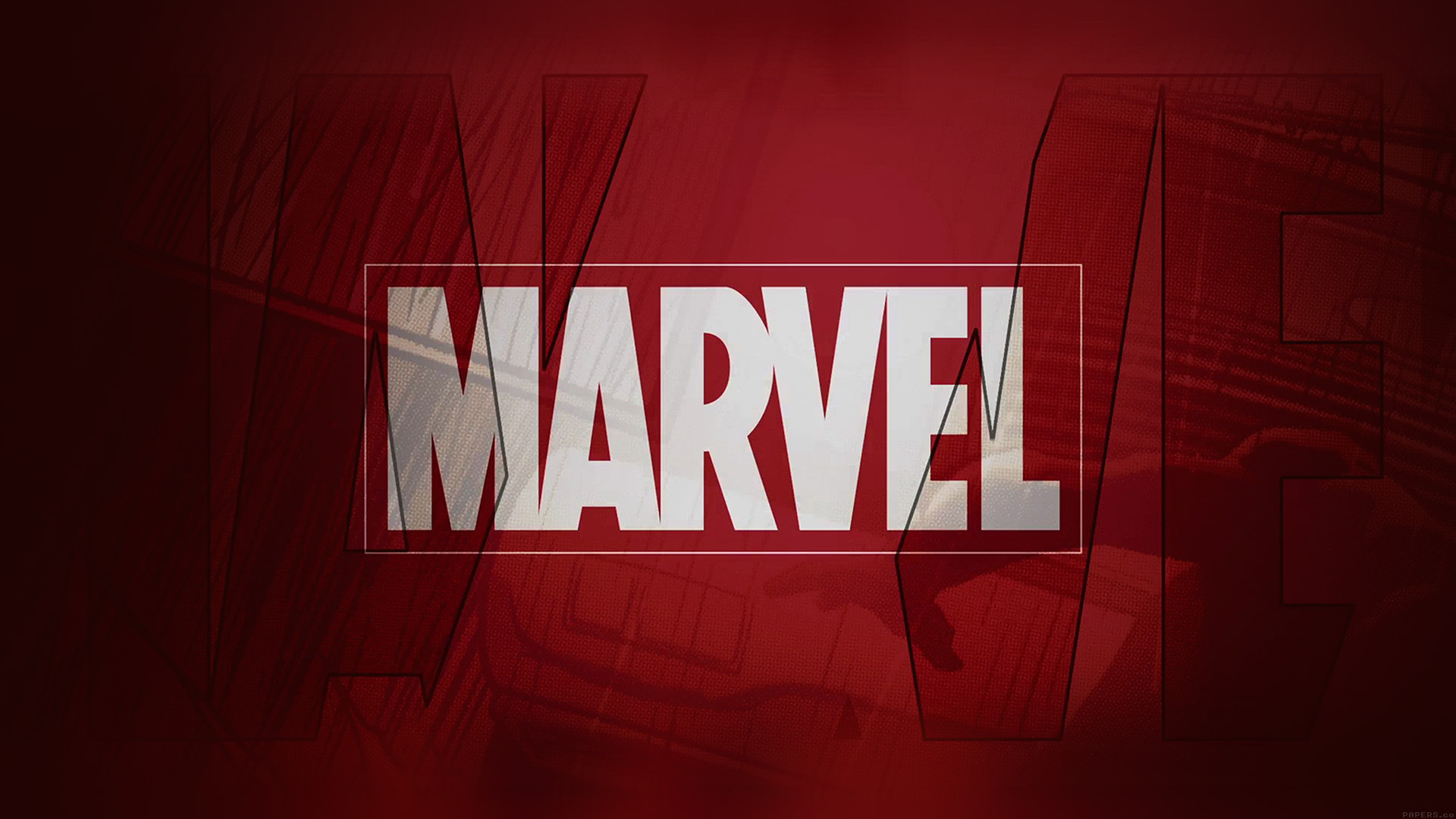 Marvel Logo Film Art Illust Minimal