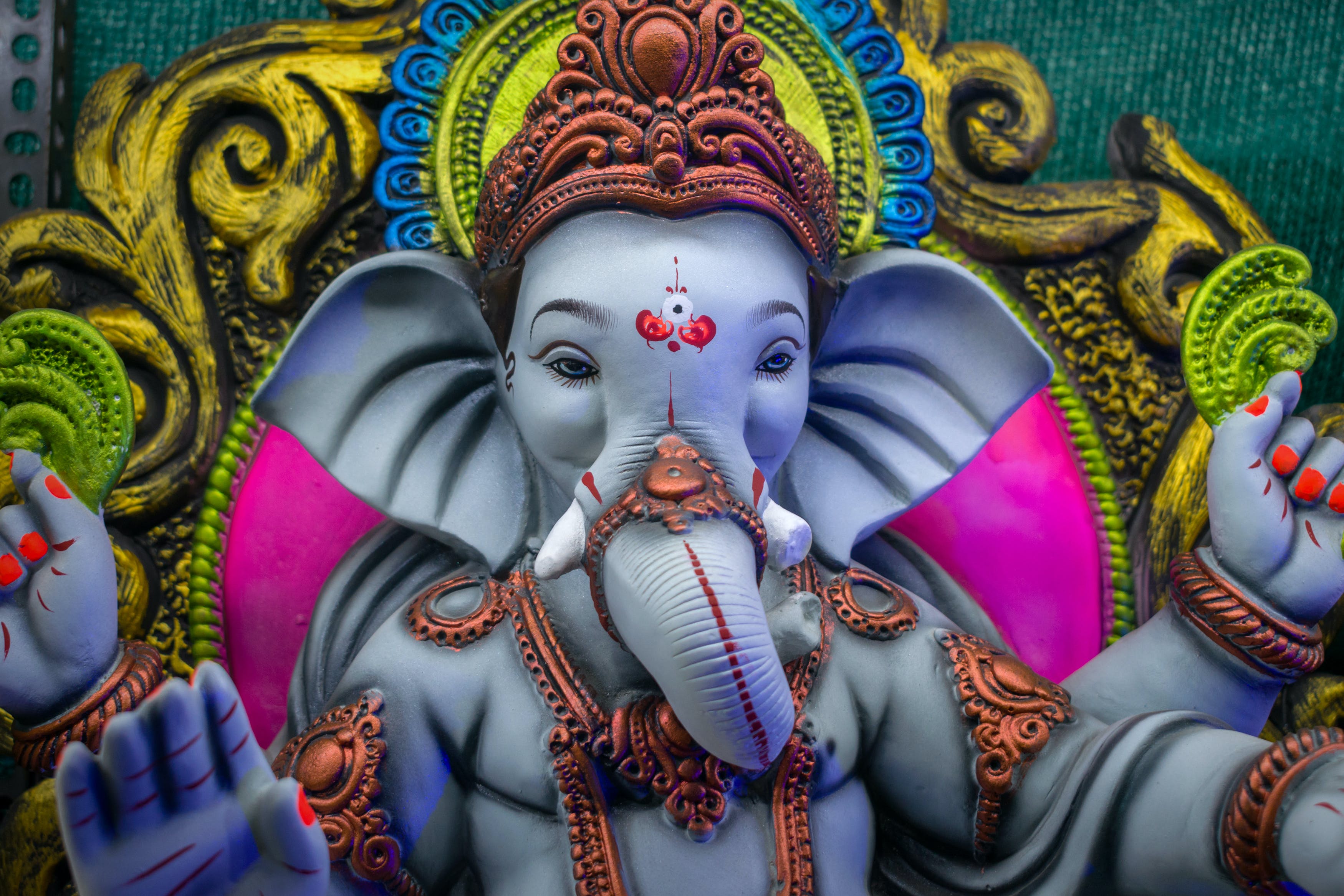 A beautiful idol of Lord Ganesha