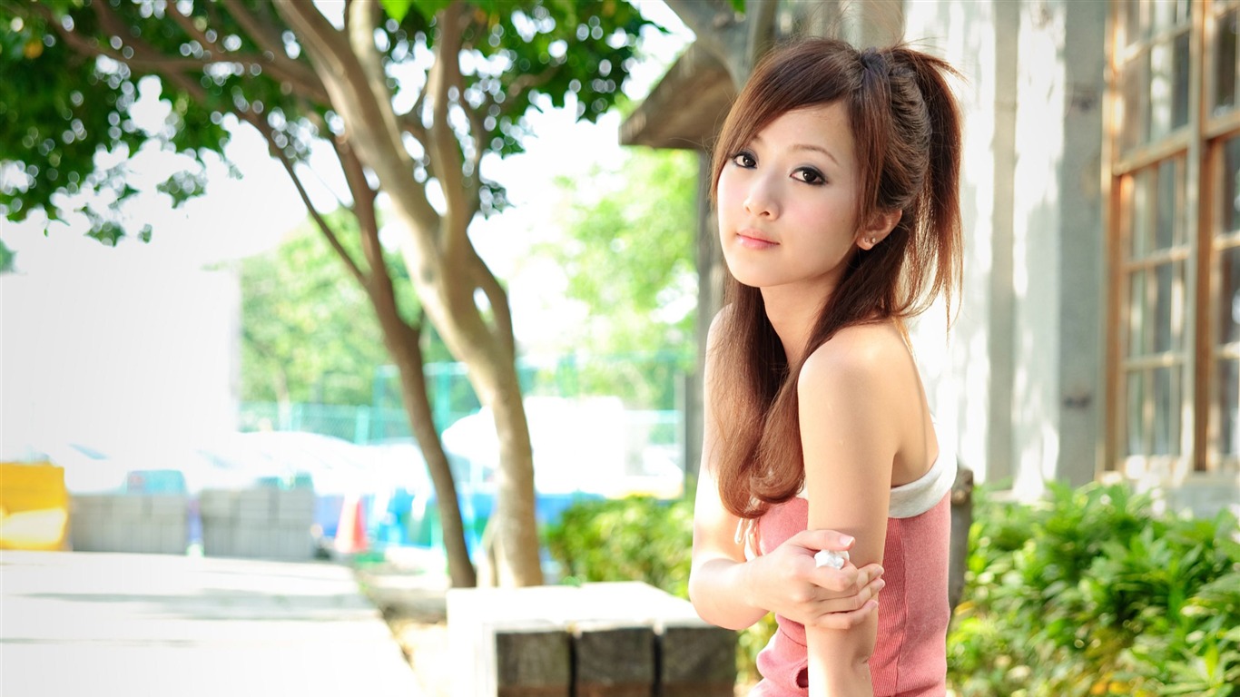 Asian fashion beauty model photo HD