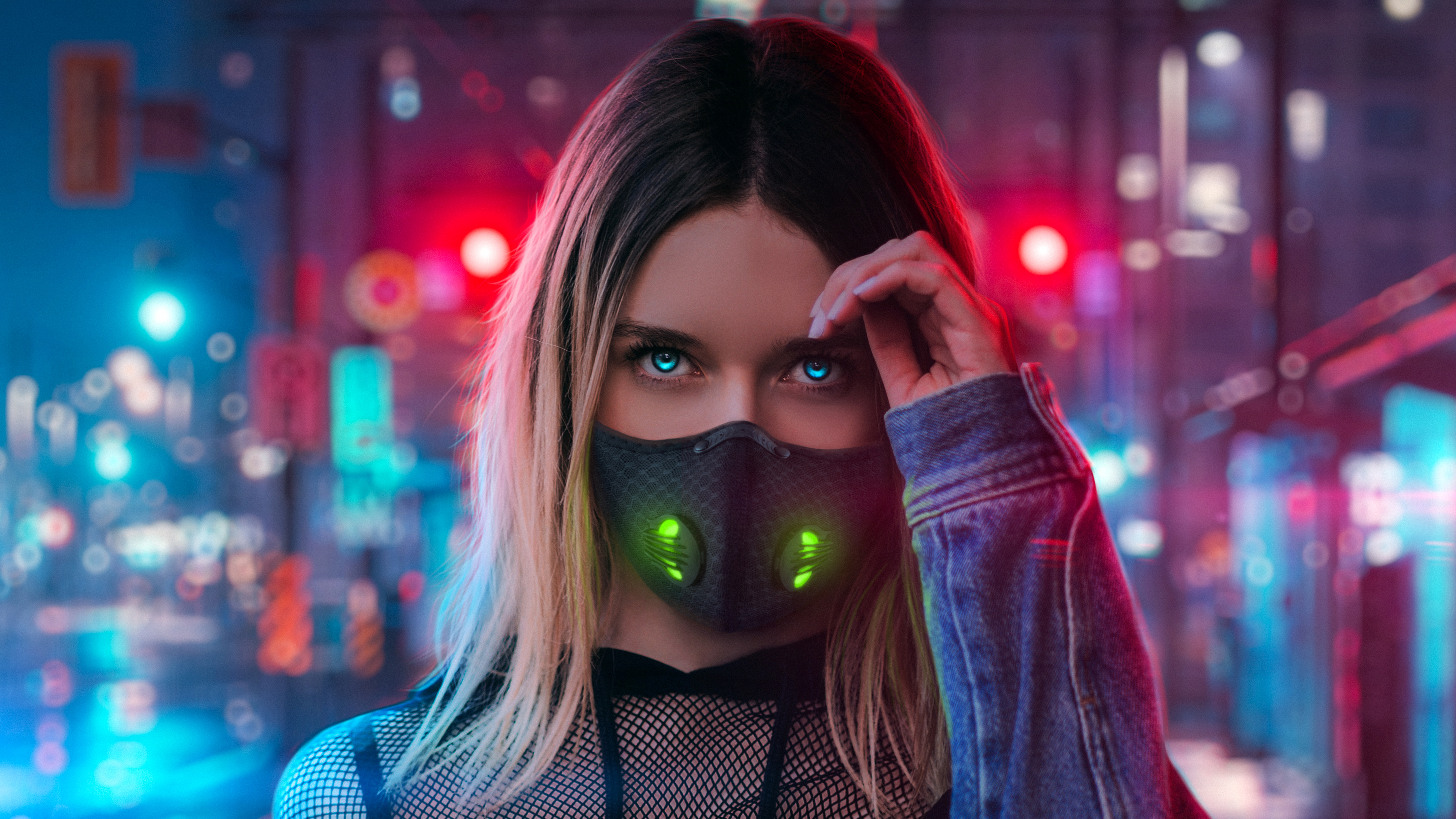 Cyber Girl 4k Wallpaper, HD Artist