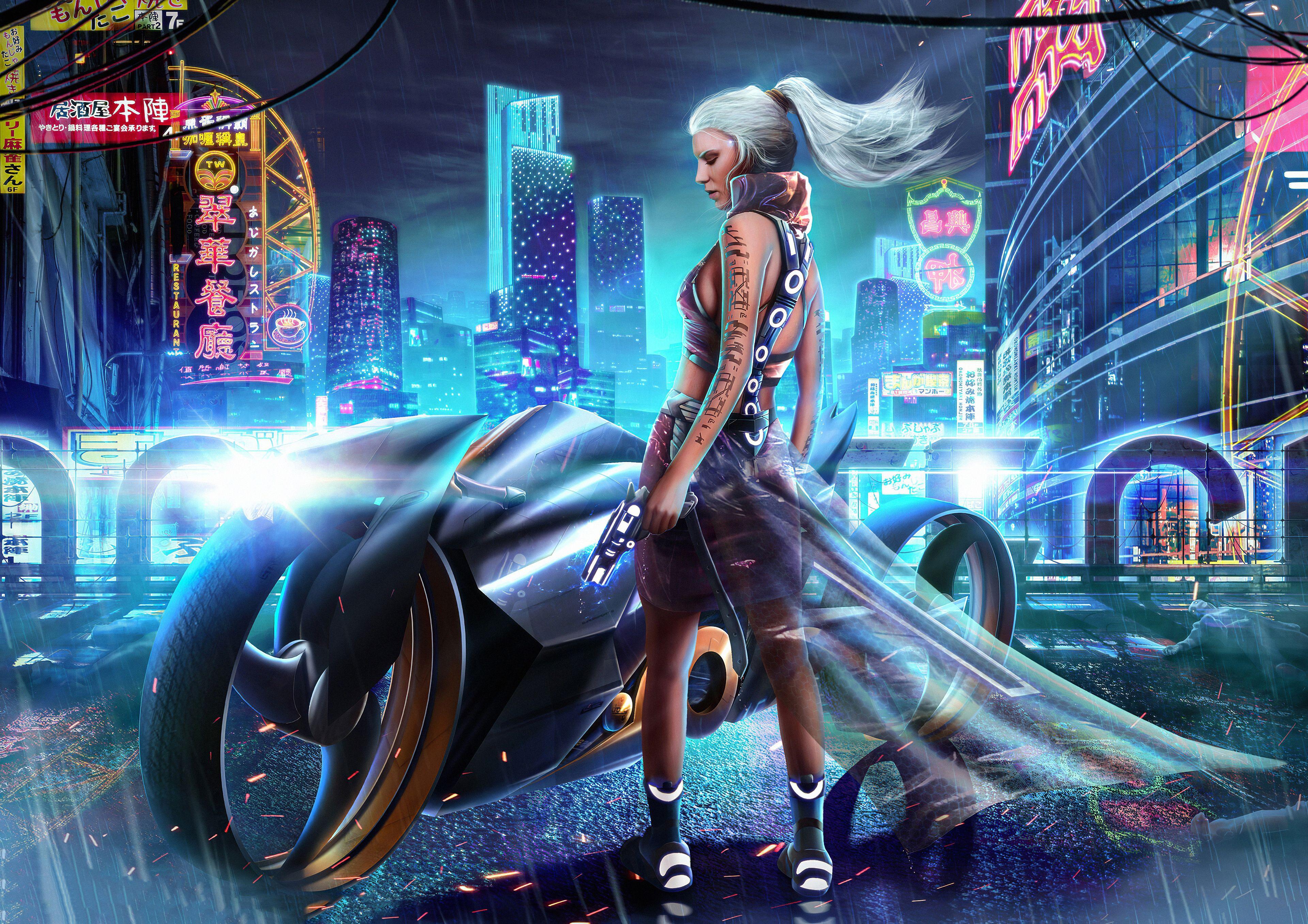 Cyber Girl Wallpaper Free Cyber