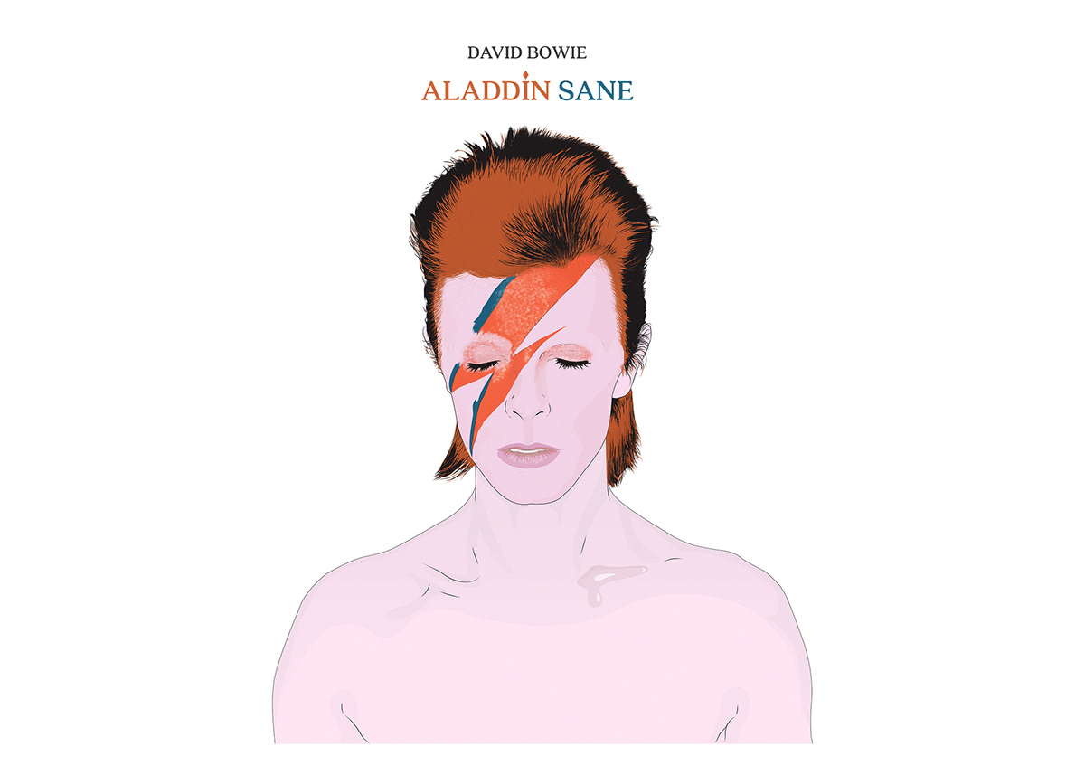 David Bowie. Aladdin Sane