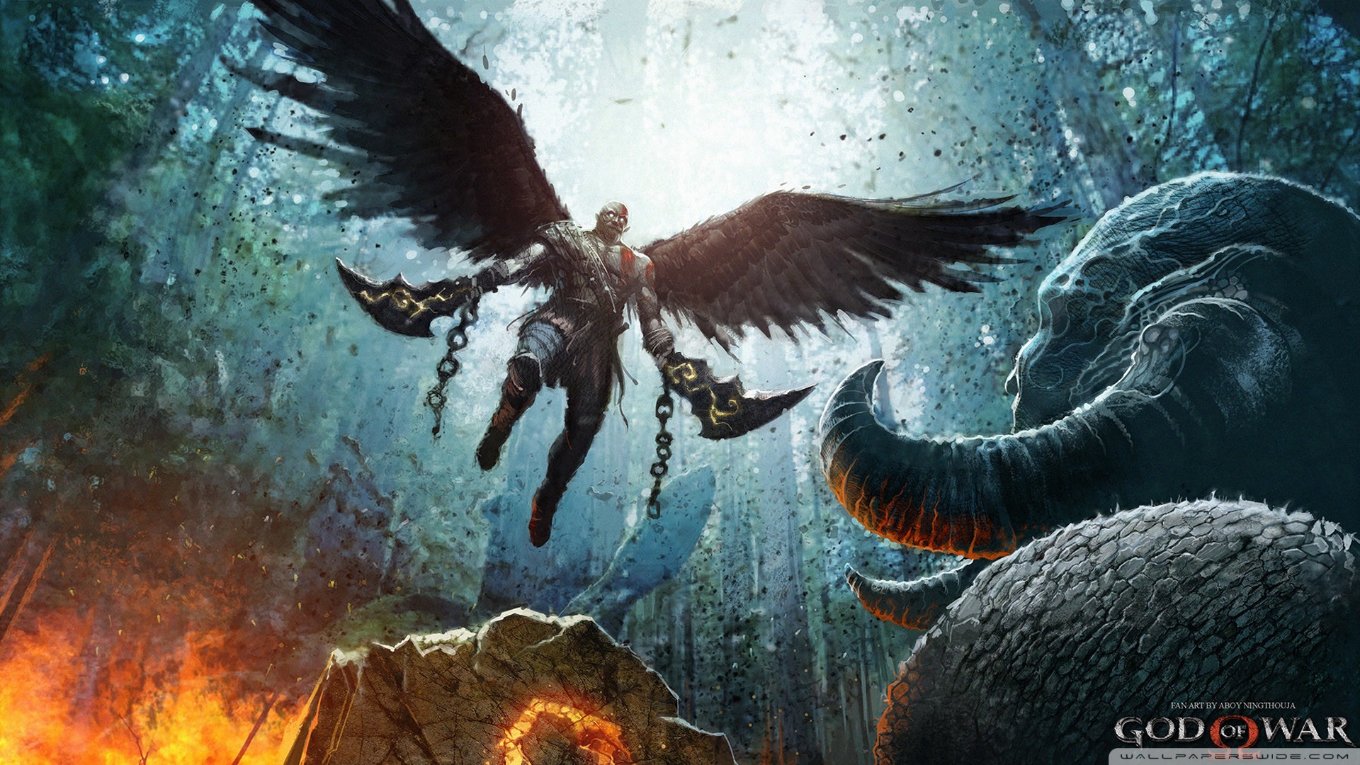 God of War PS4 2017 Ultra HD Desktop