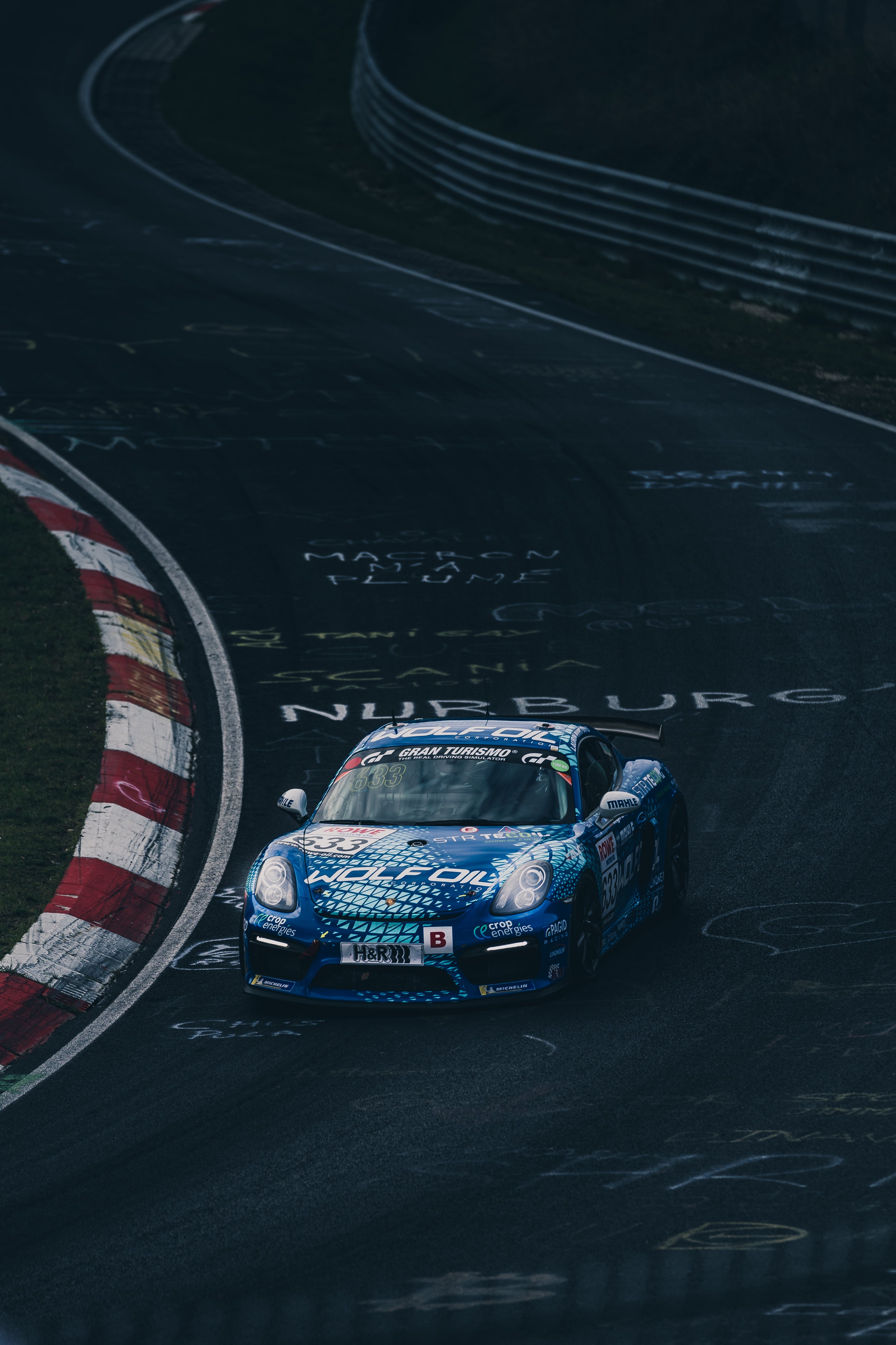 Racing Audi Car on Nurburgring · Free