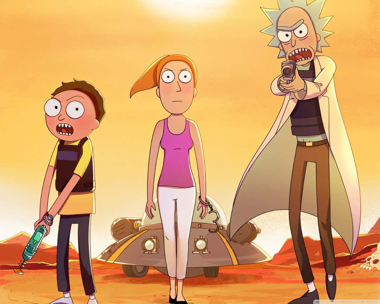 Rick And Morty Characters Wallpapers Wallpaper Cave