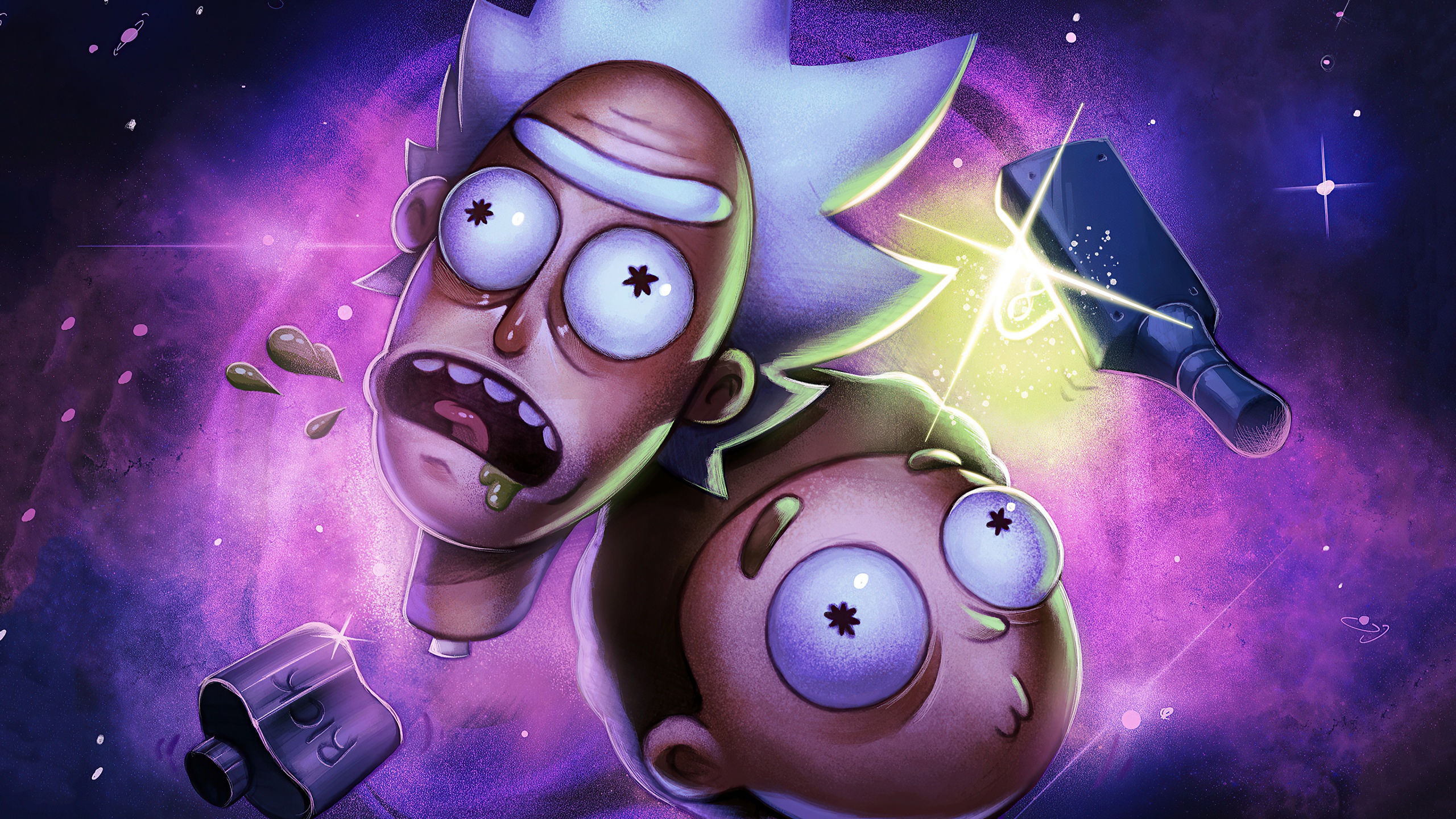 Rick and Morty Wallpaper 4K, TV series