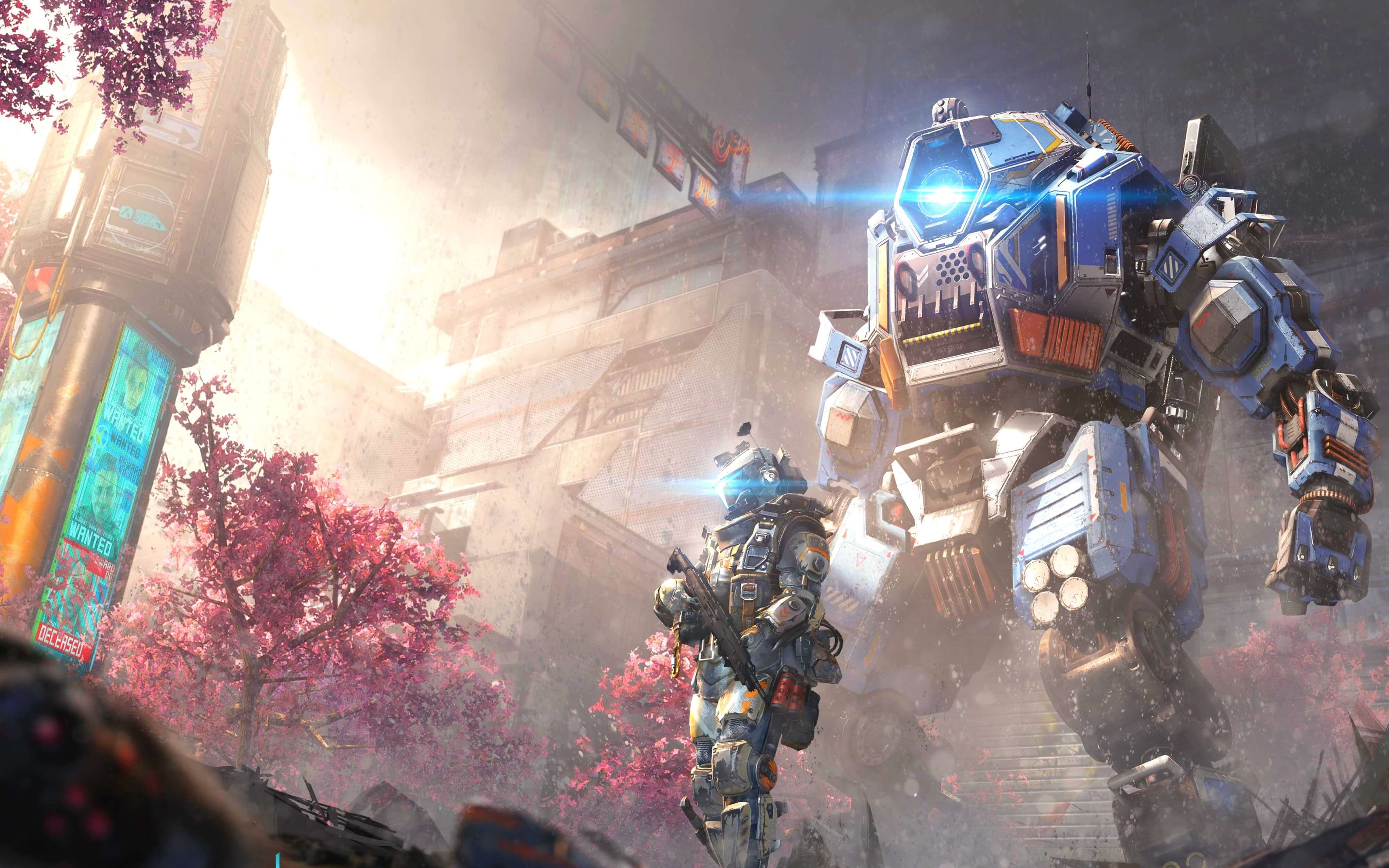 Titanfall 2 Angel City 4K Wallpaper