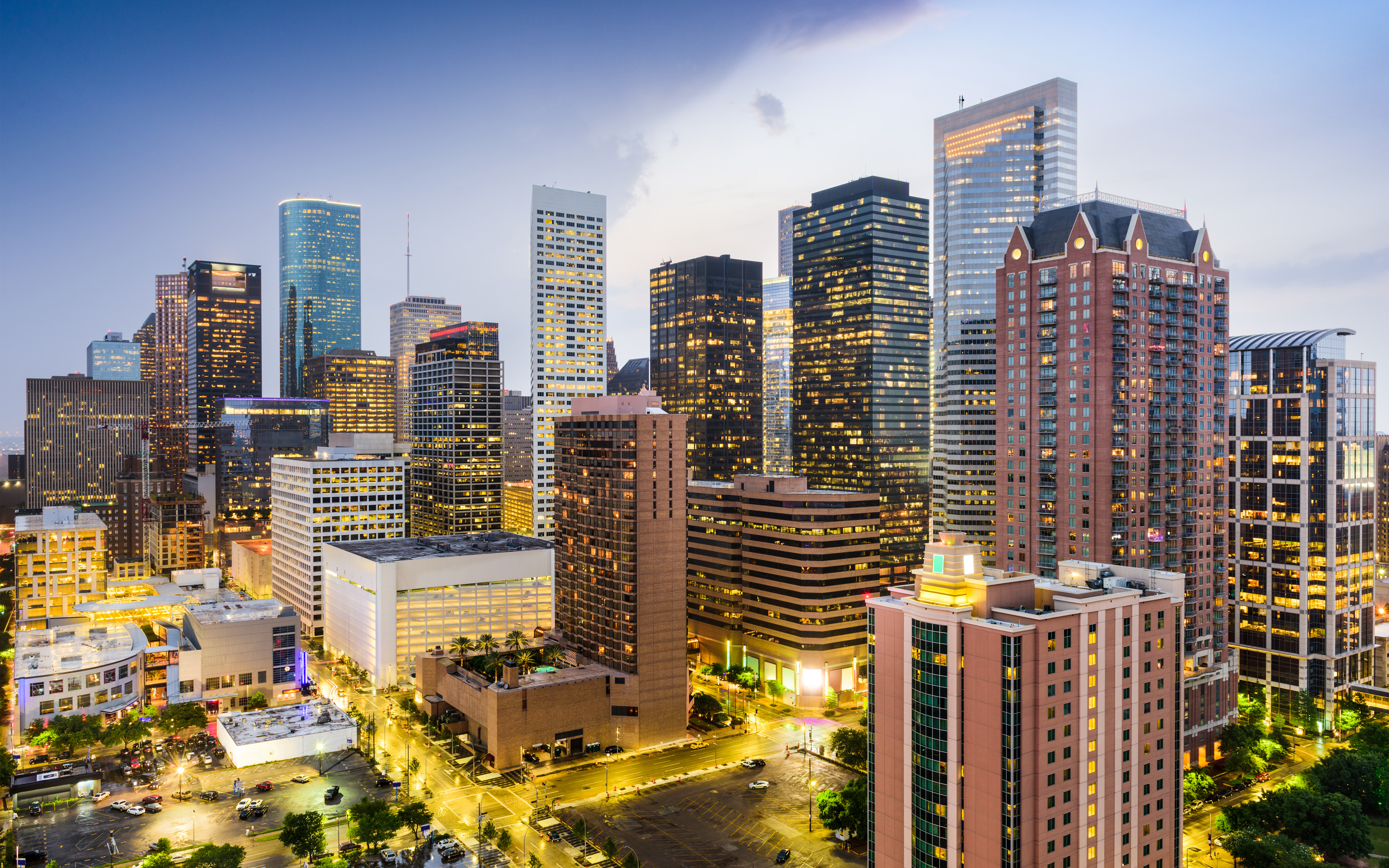Download wallpaper Houston, 4k, modern