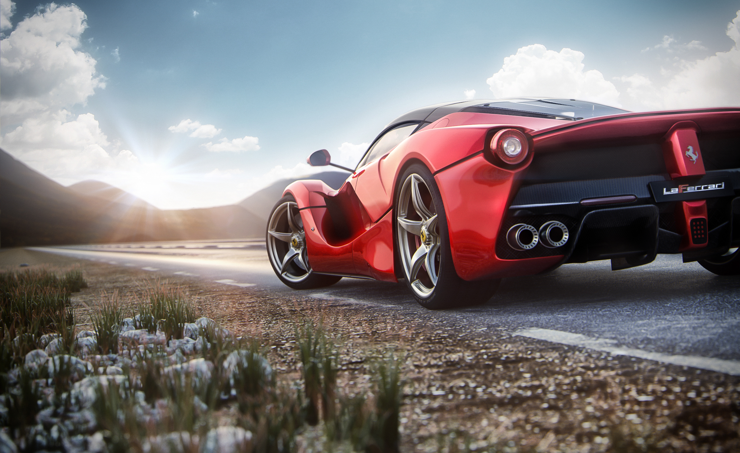 La Ferrari Rear Wallpaper, HD Cars