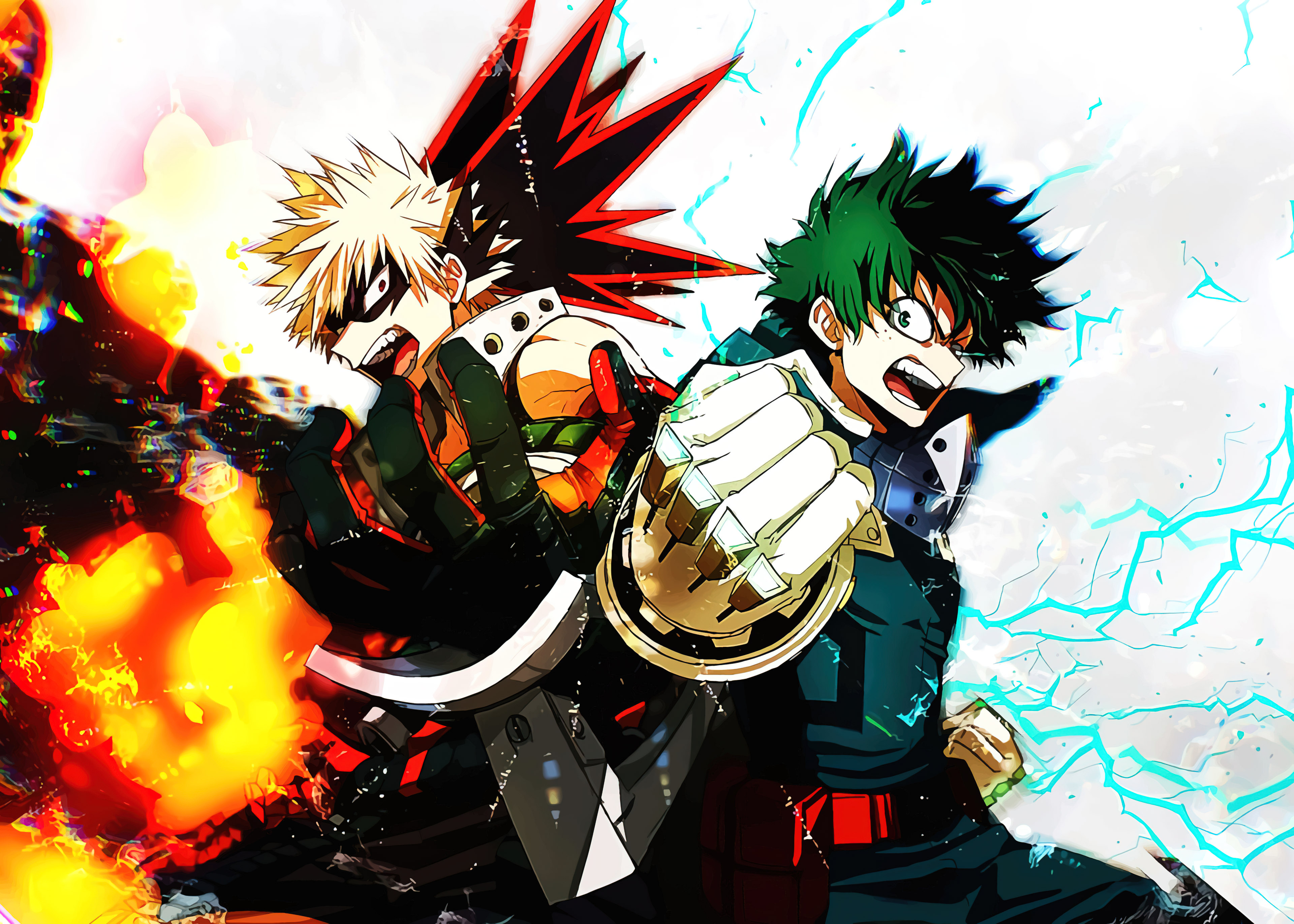 Katsuki Bakugo and Izuku Midoriya in My