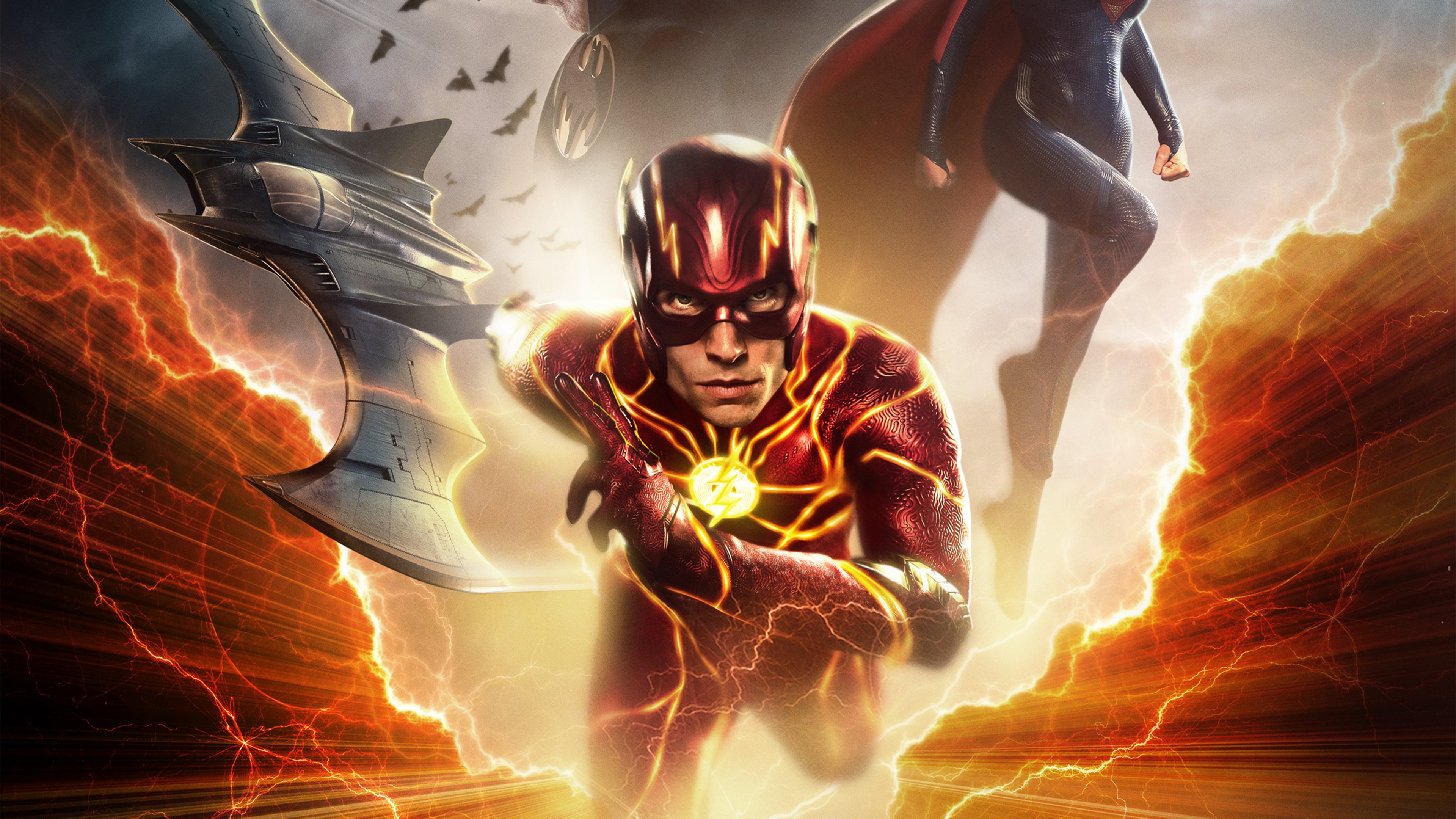 The Flash Wallpaper 4K, Batman