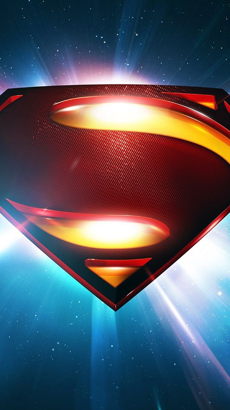Superman Space Logo Man Of Steel iPhone