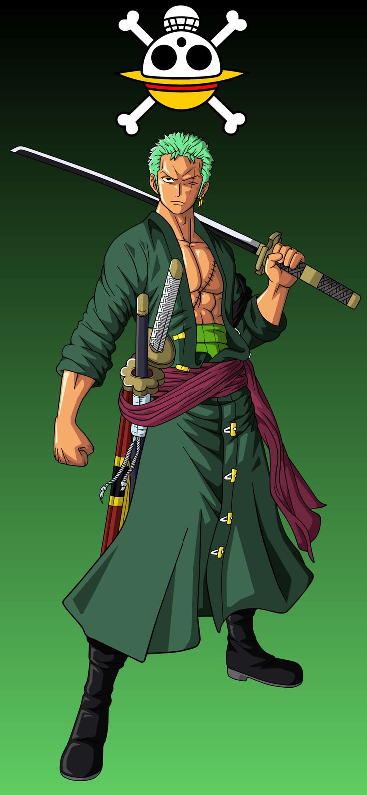 One Piece Zoro on Dog. One piece