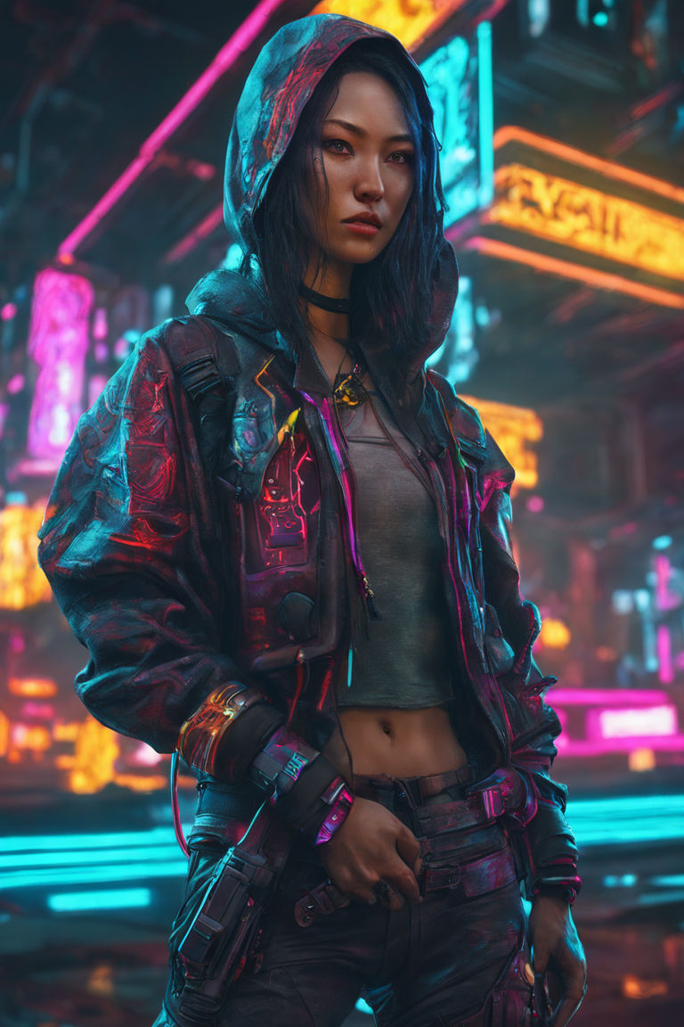Cyberpunk girl
