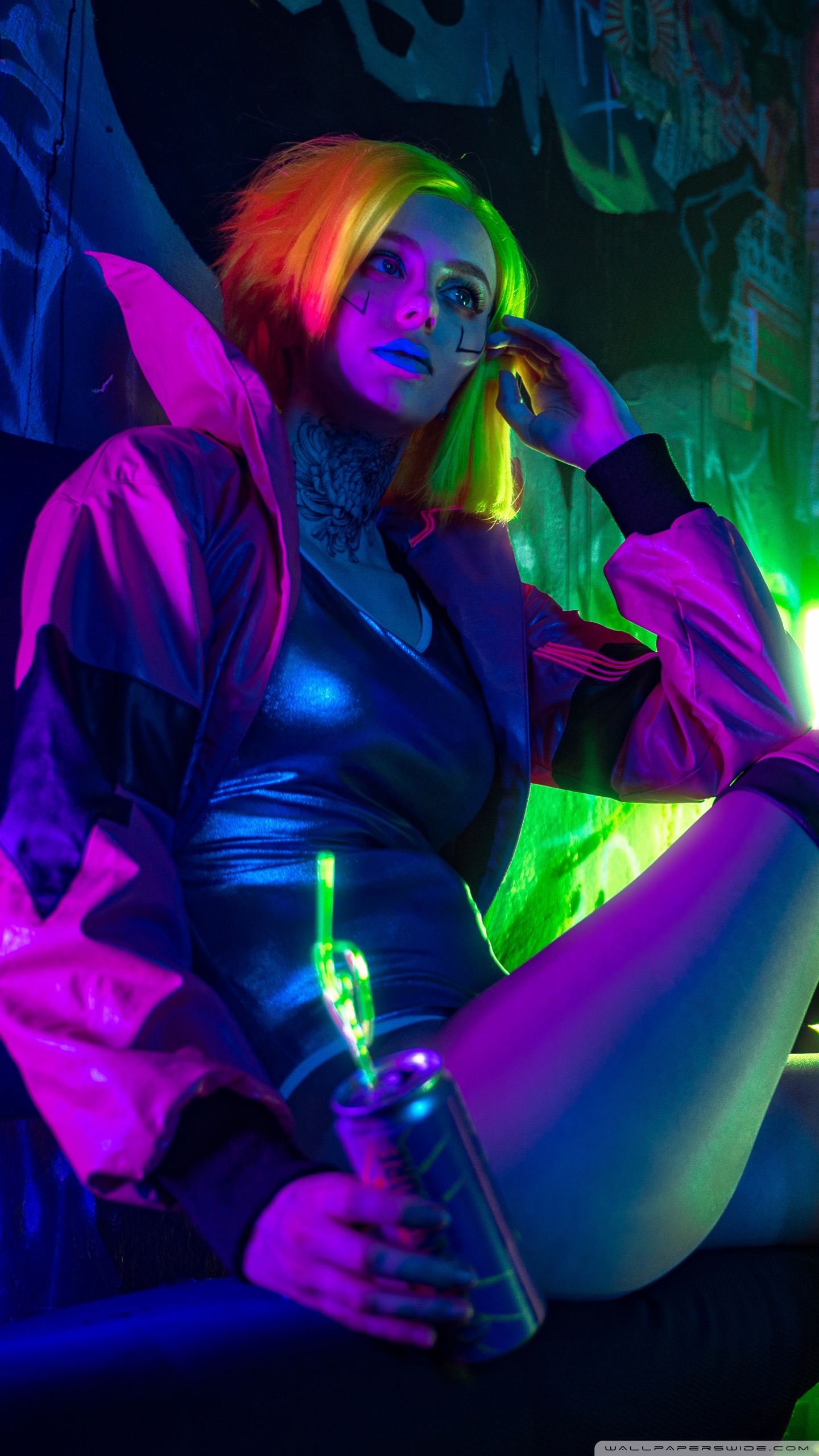 Cyberpunk Girl Cosplay Ultra HD Desktop