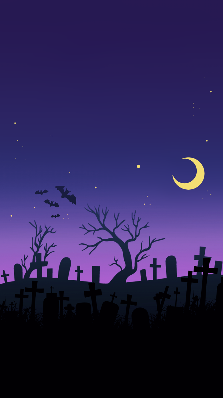 Halloween Phone Wallpaper -multi color