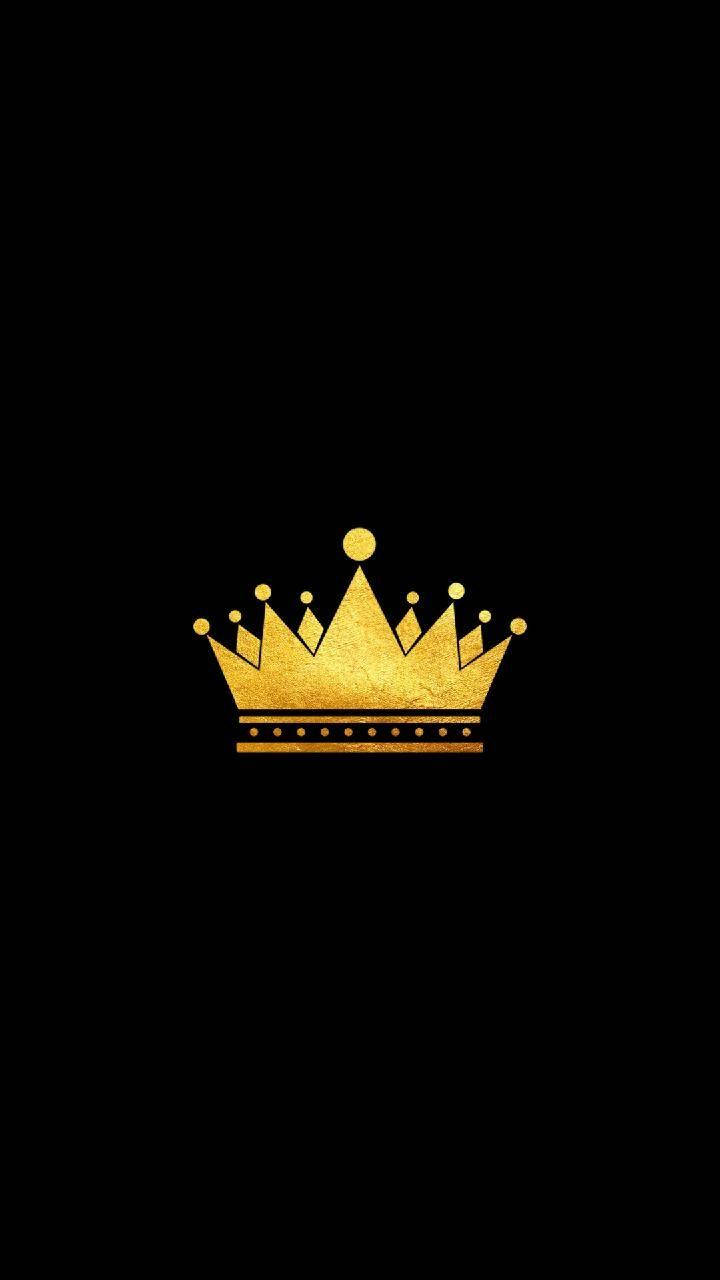 Gold Crown King iPhone Wallpaper