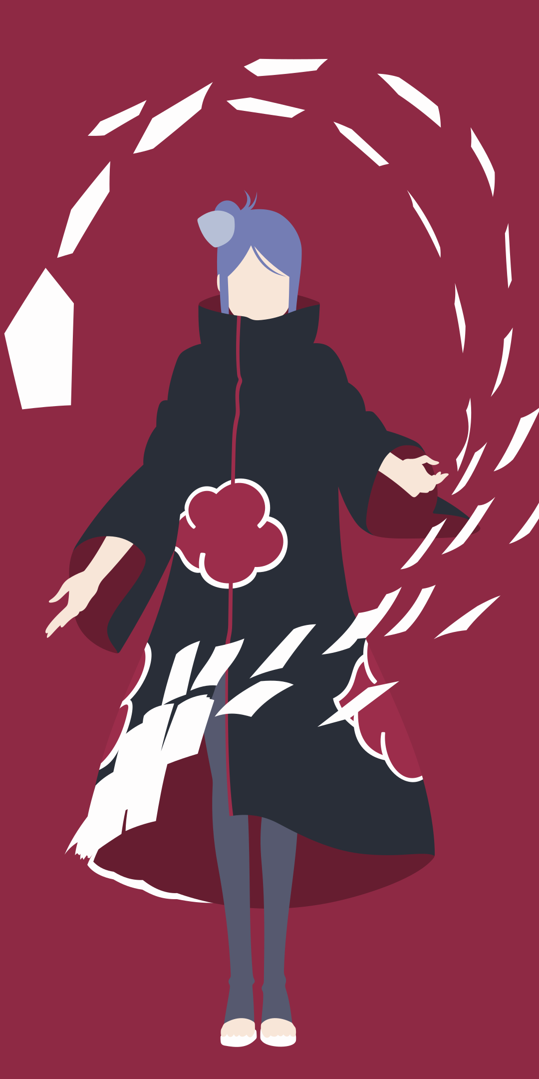 Konan (Naruto) Phone Wallpaper
