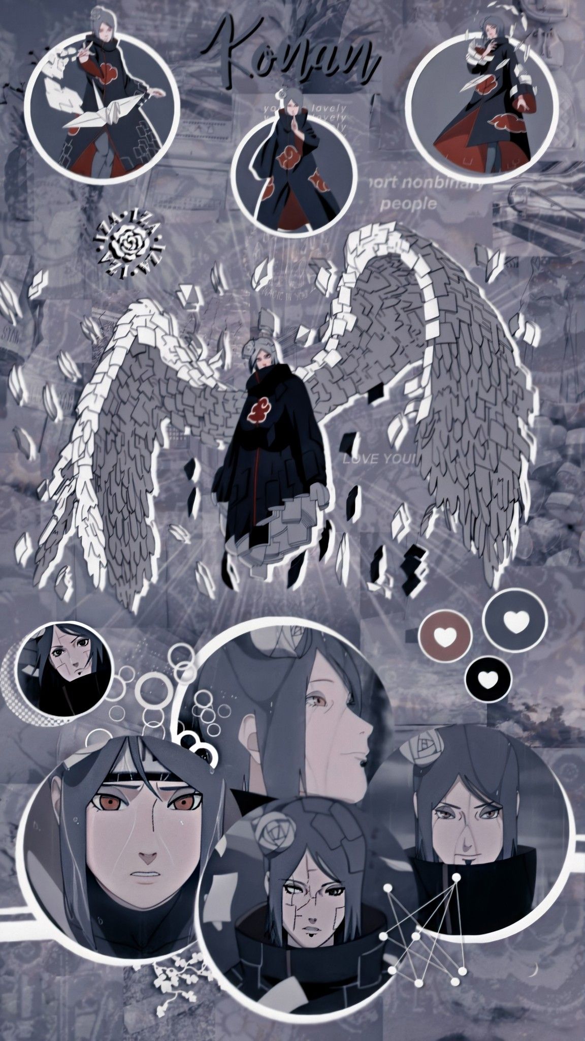 Wallpaper Lockscreen Konan Akatsuki