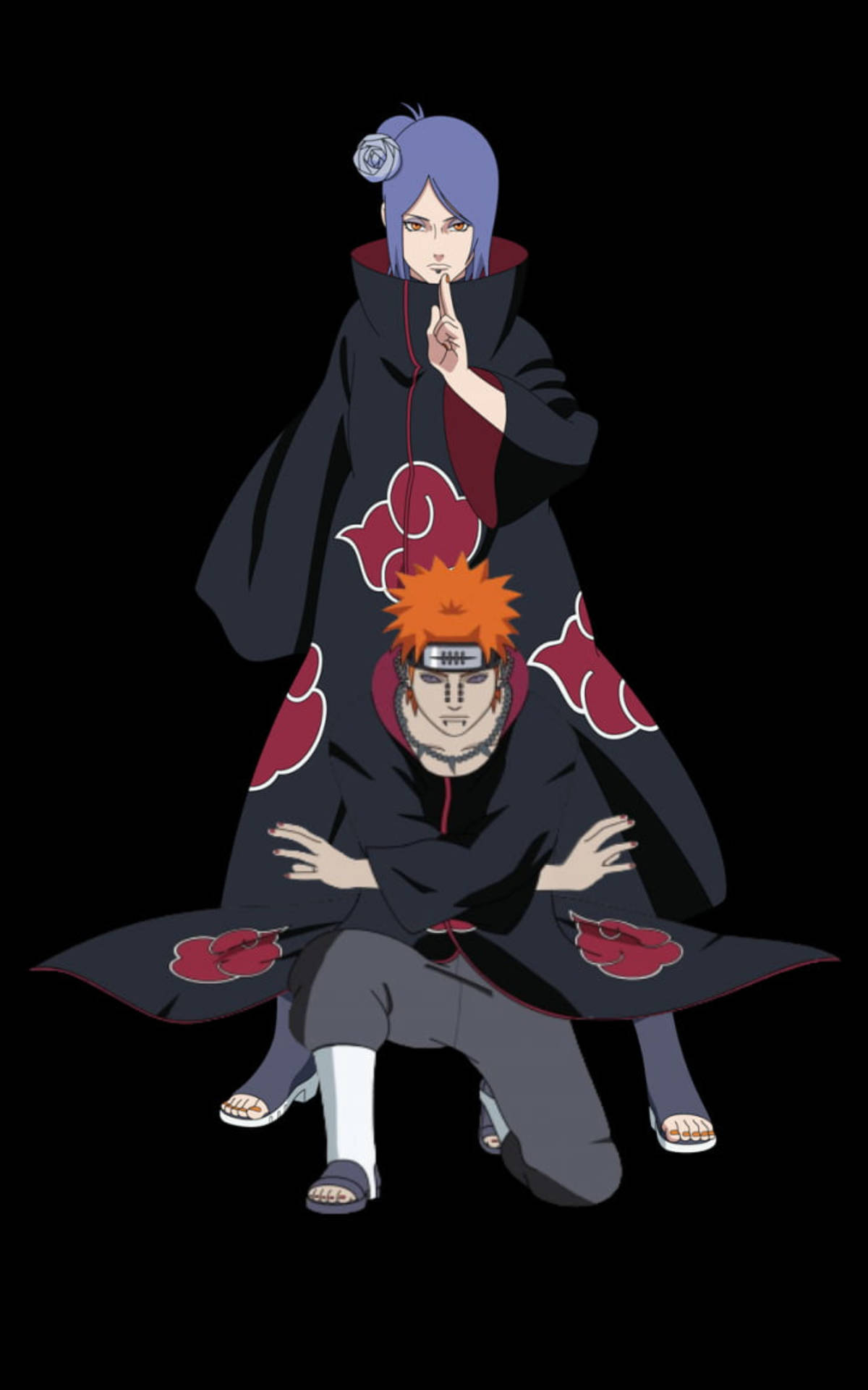 Yahiko Akatsuki Phone Art Wallpaper