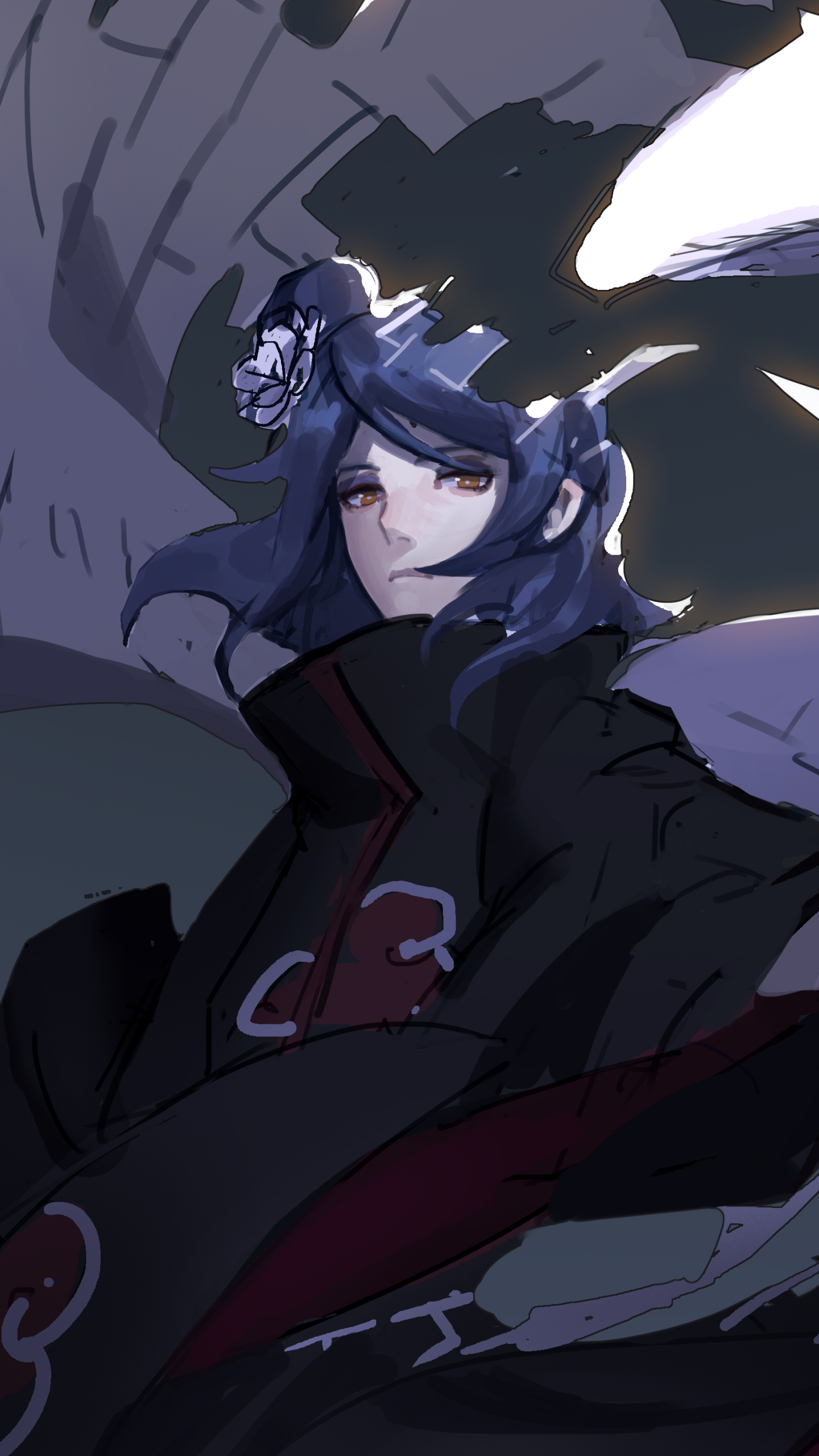 Konan (Naruto) Phone Wallpaper