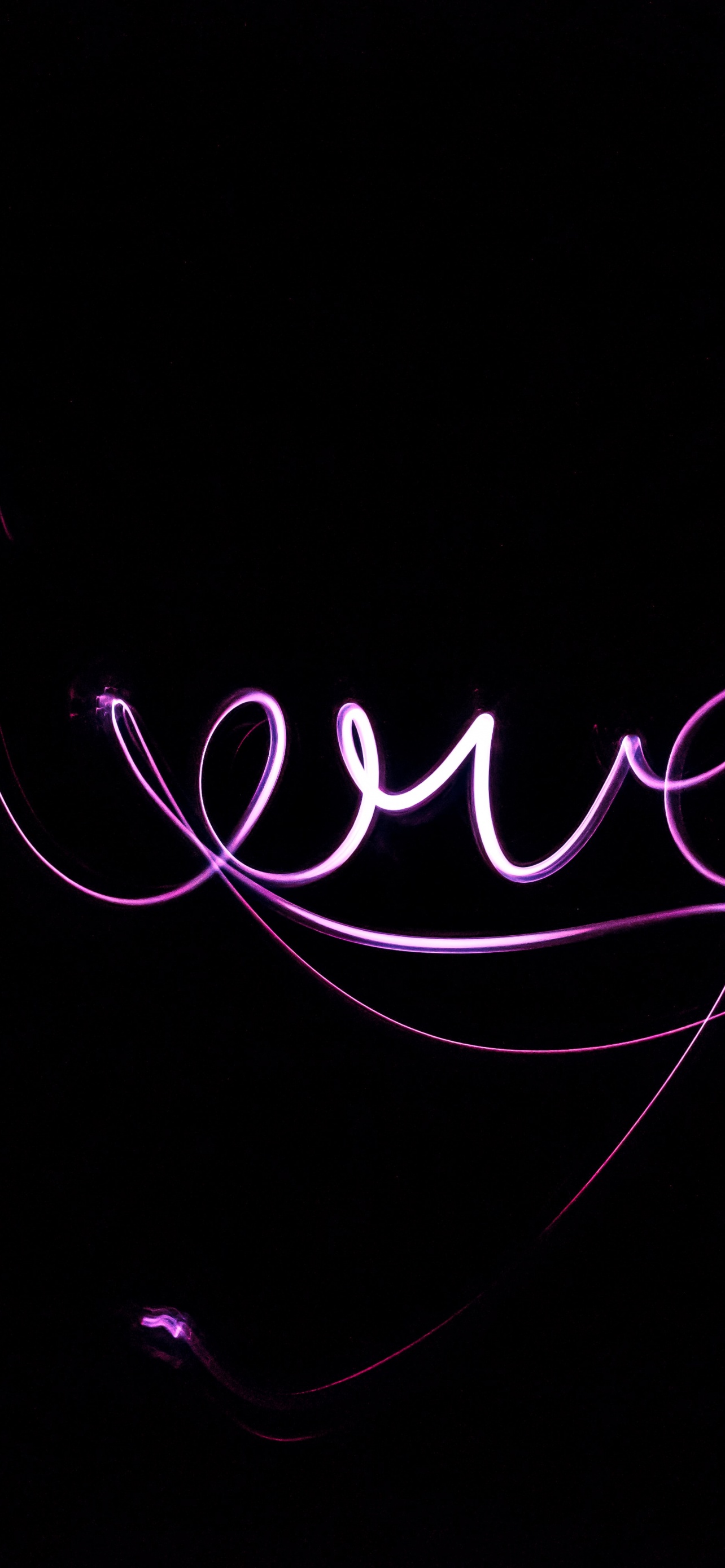 Love text Wallpaper 4K, Black
