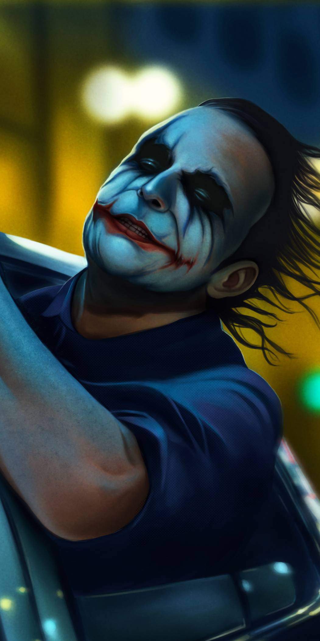 Batman Joker Crazy iPhone Wallpaper