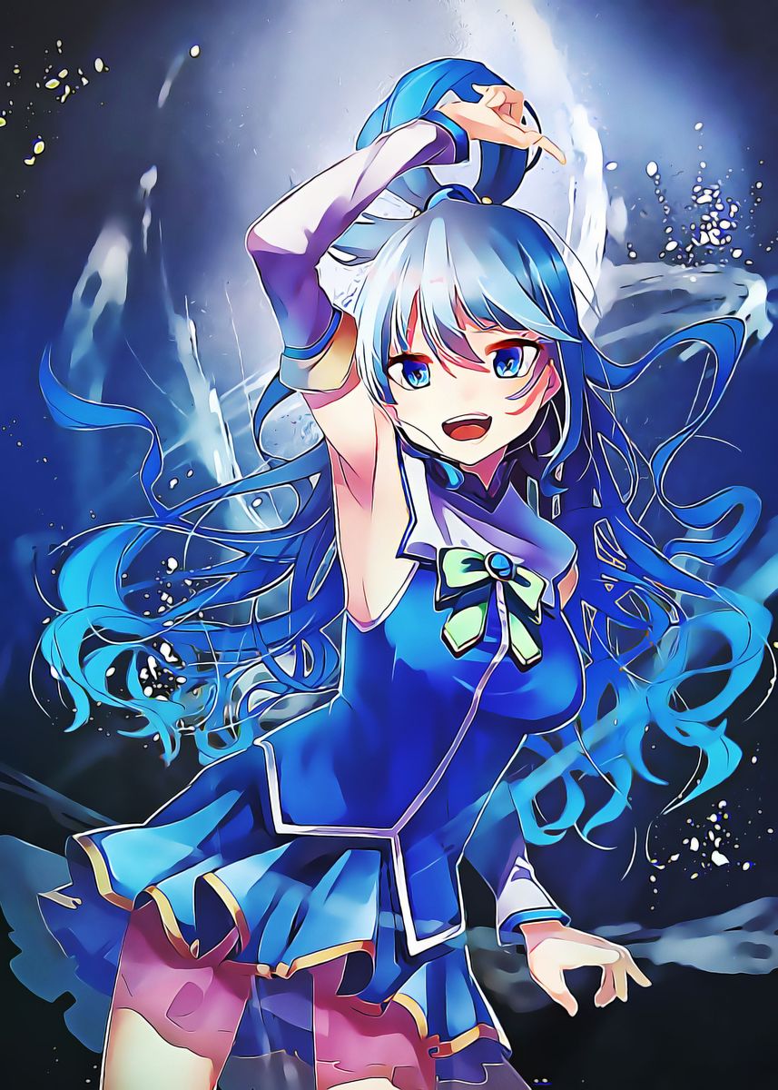 Konosuba' Poster, picture, metal print