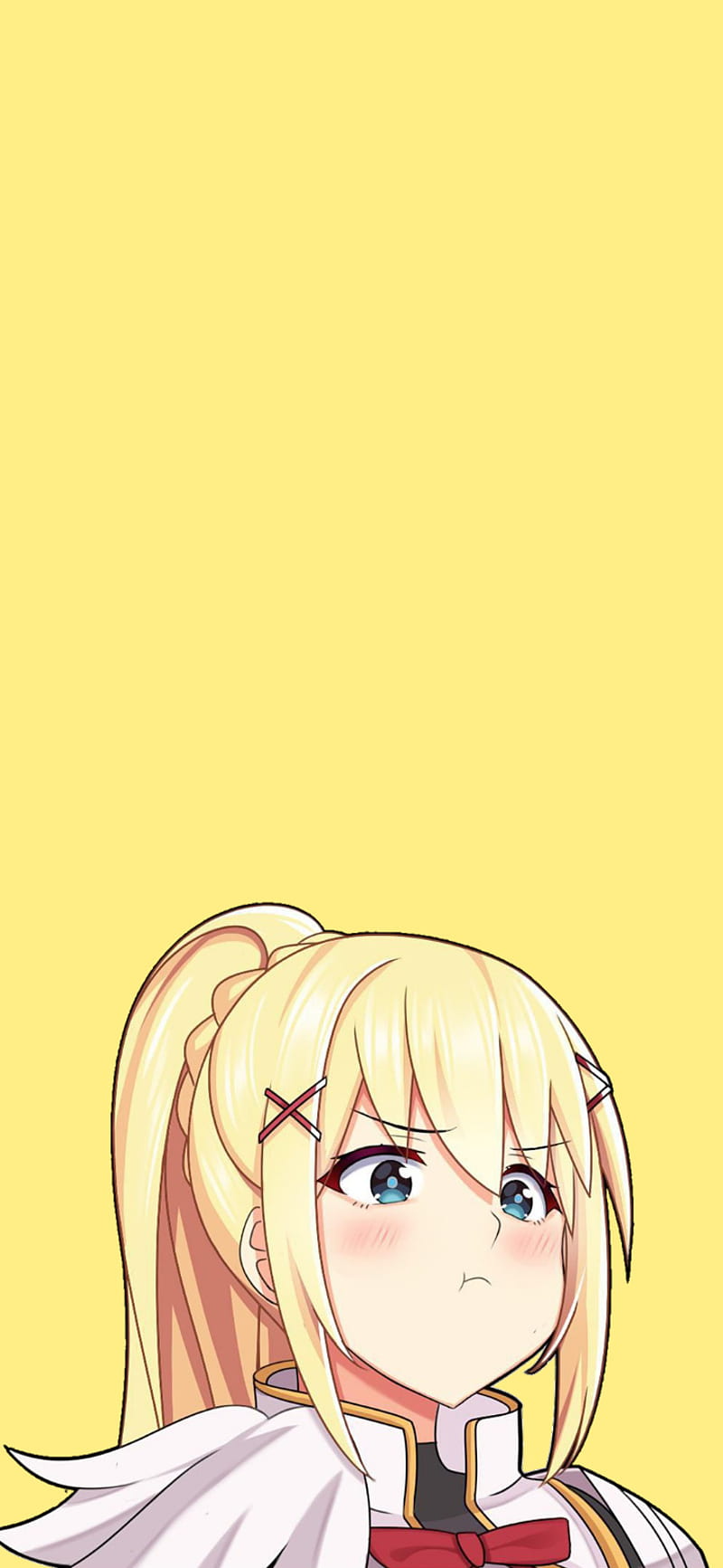 yellow, anime, kawaii, konosuba, HD