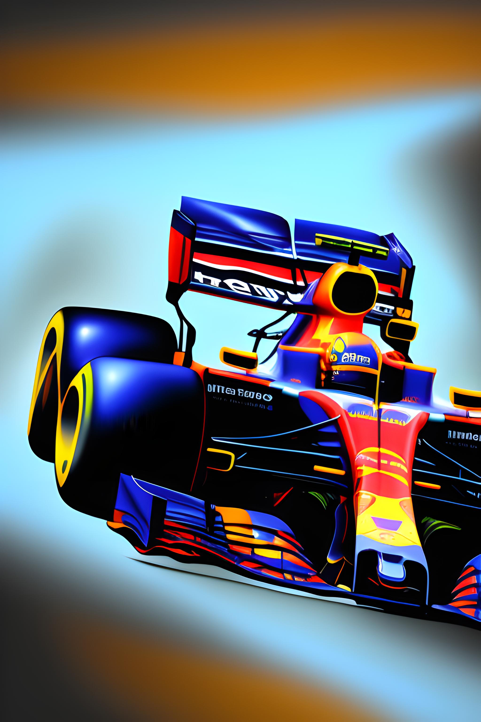 race with a RedBull F1 car