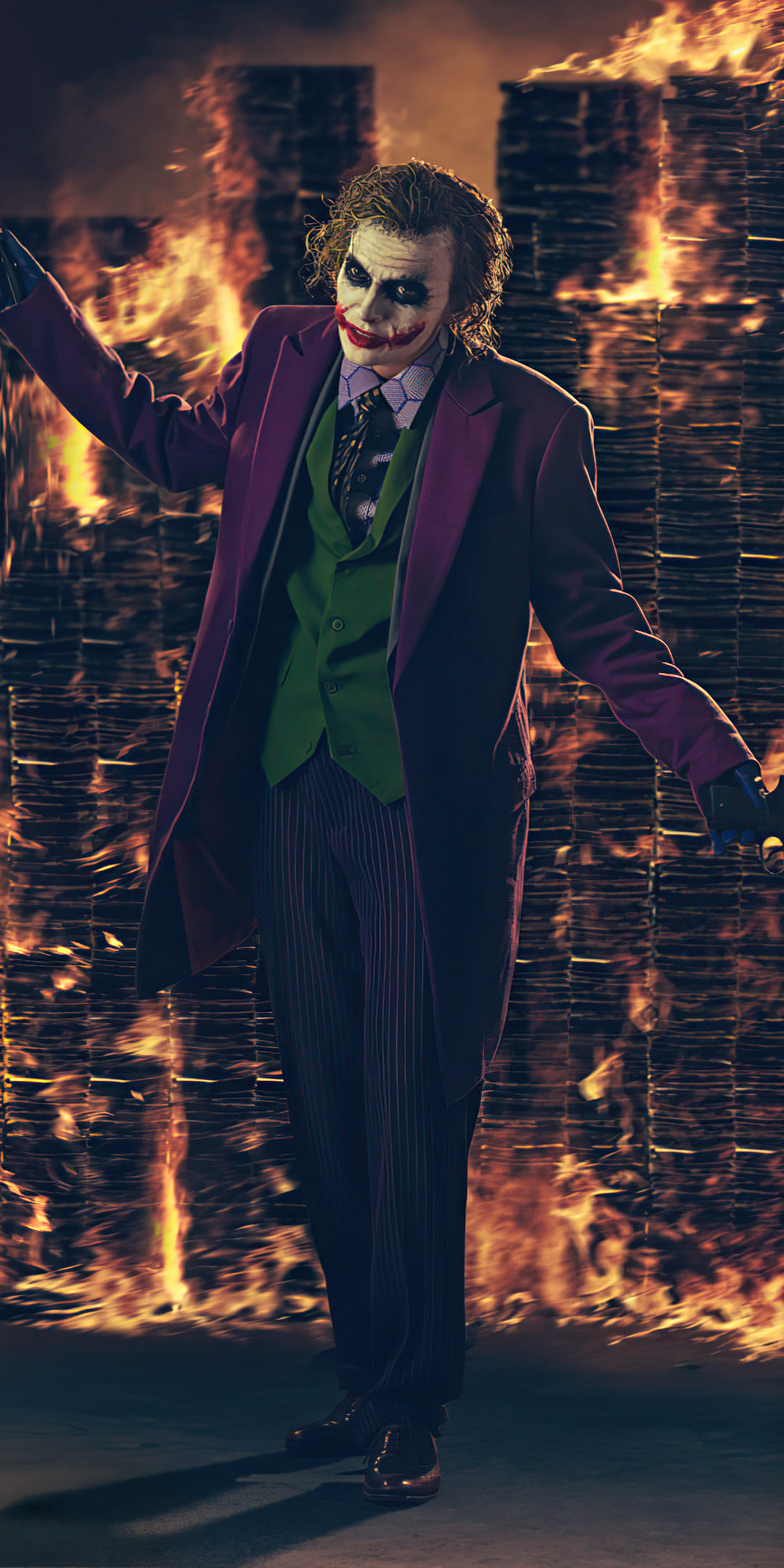 Joker Heath Ledger iPhone Wallpaper