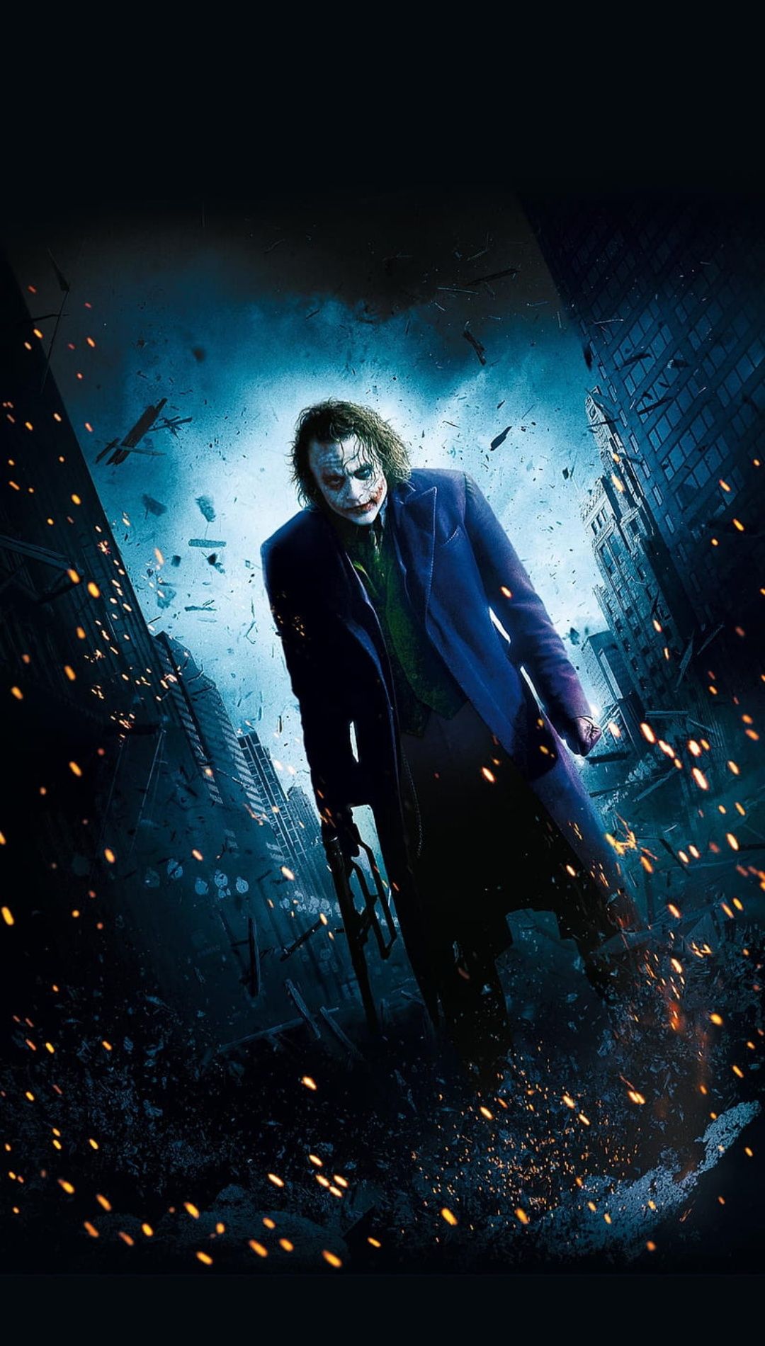 Joker Heath Ledger Mobile Wallpaper