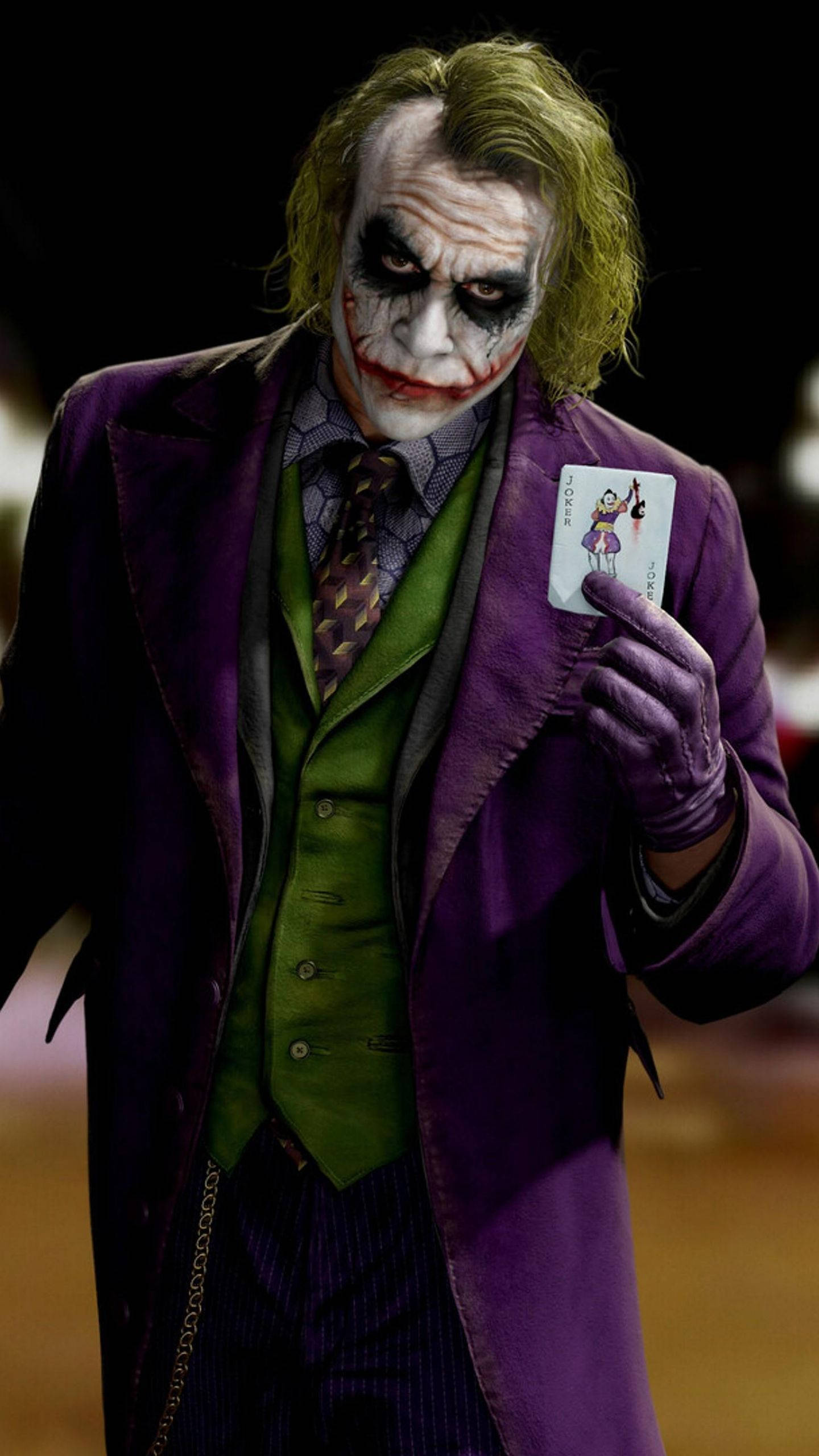 Download 3D Joker iPhone Holding Up