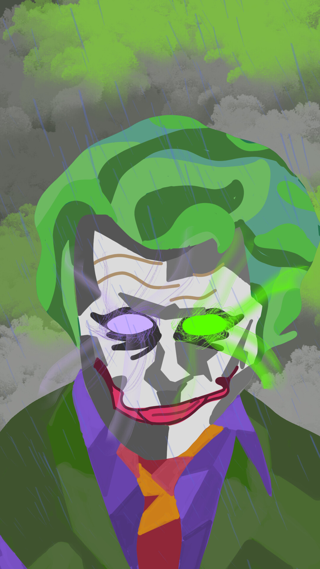 Abstract Joker (Heath Ledger)