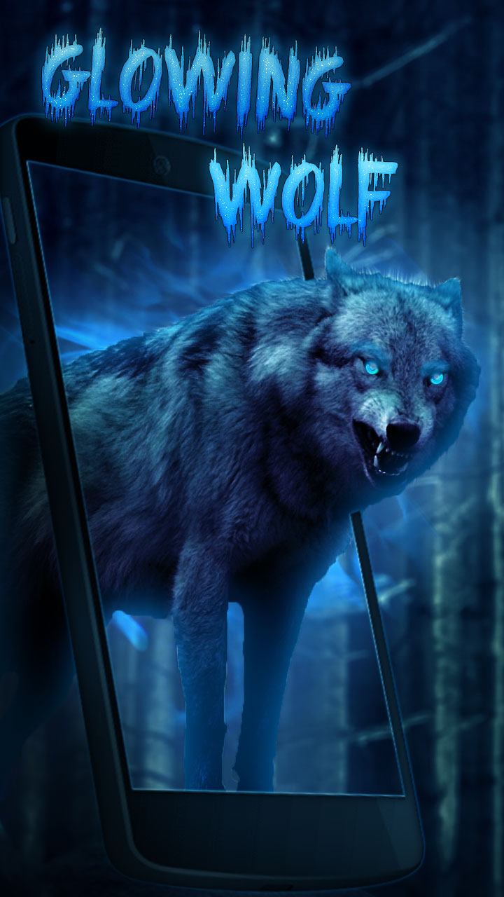 Glow wolf Live Wallpaper:Amazon.com