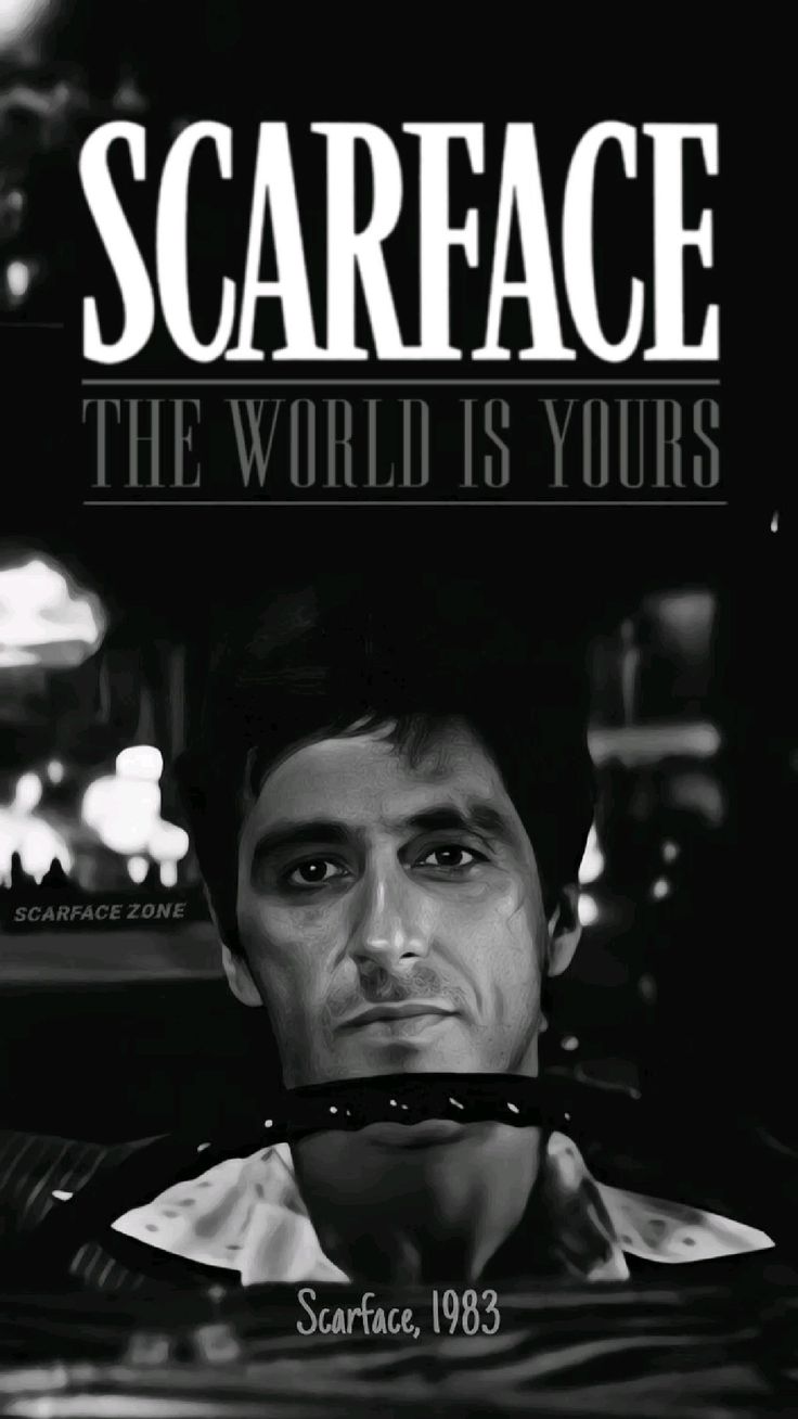 Scarface 1983 Poster. Scarface, Phone
