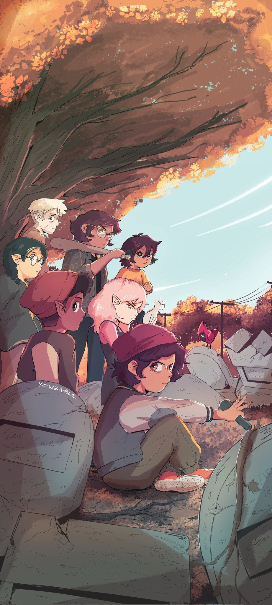 Owl House themed phone wallpaper